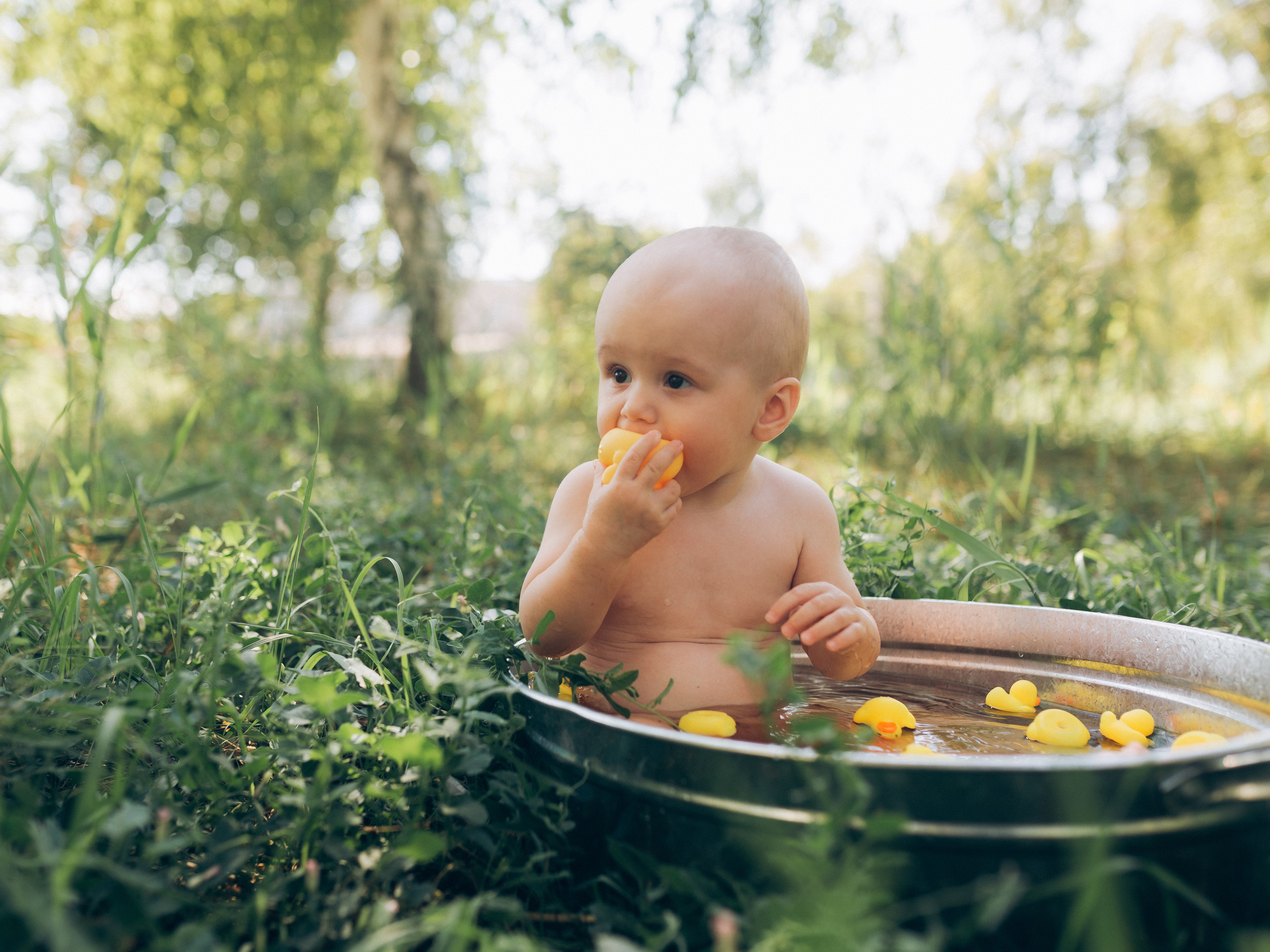 Девочки в березовой роще. Фотограф в Приморско-Ахтарске Марьяна Чопко