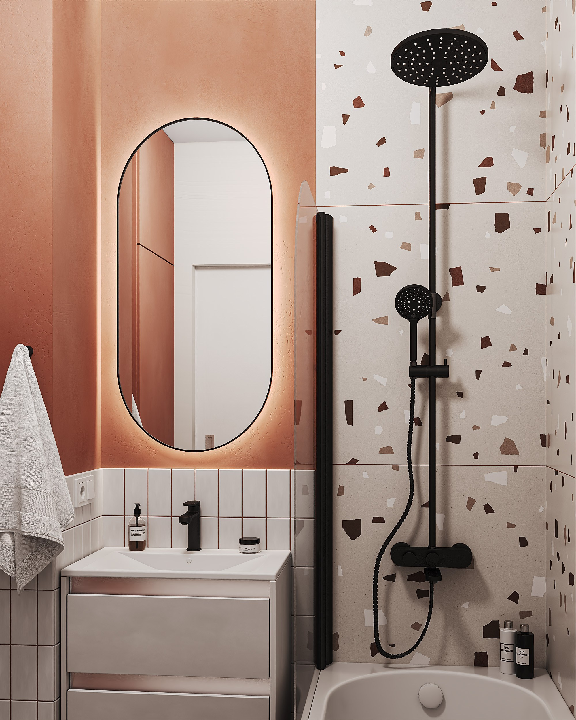 Яркая, сочная и уютная 1-комнатная квартира 🧡