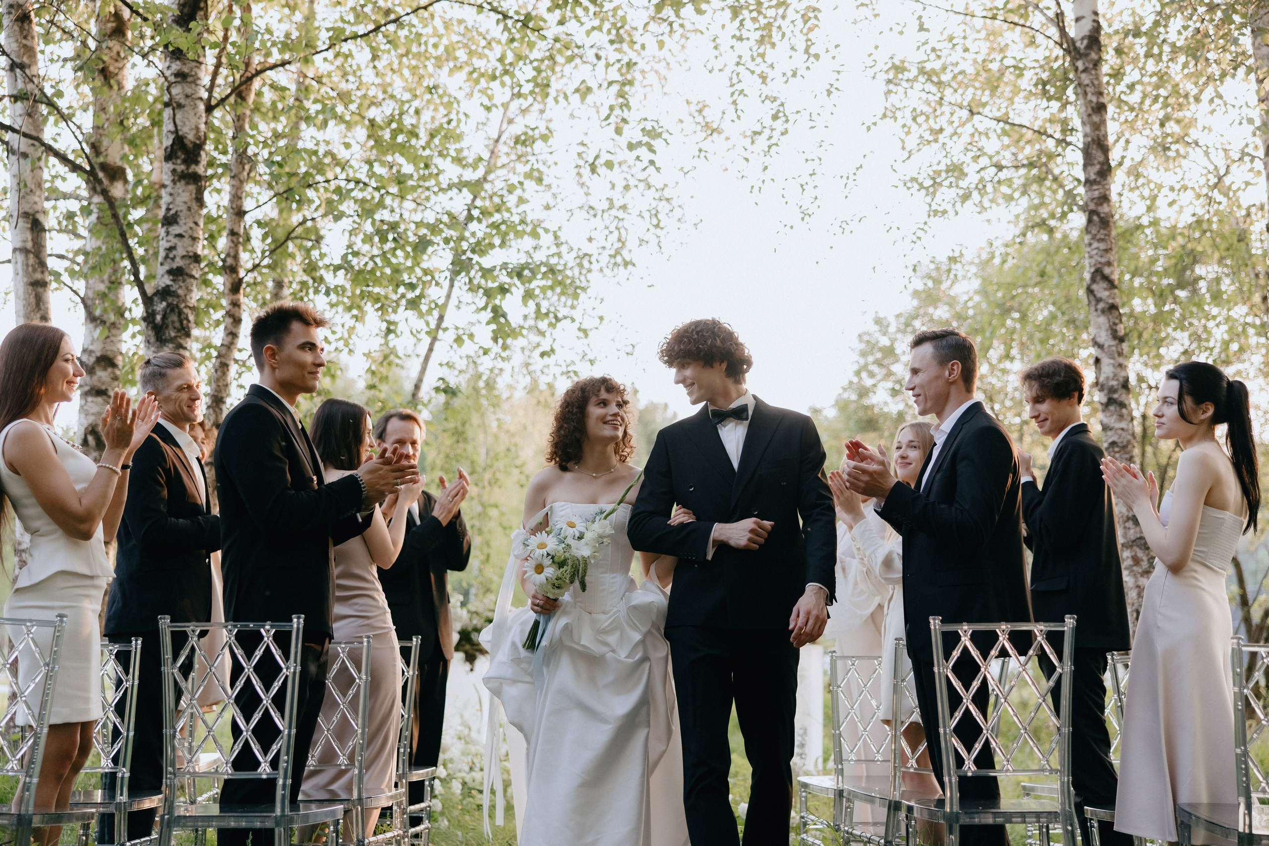 выездная регистрация на закате 