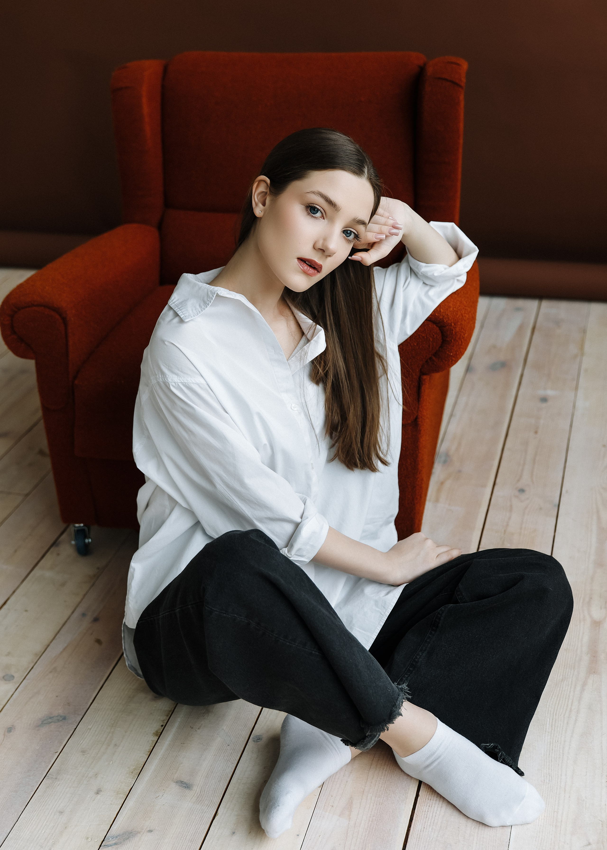 Полина — фотосессия в студии. Свадебный и портретный фотограф в Санкт-Петербурге Анна Демьянова