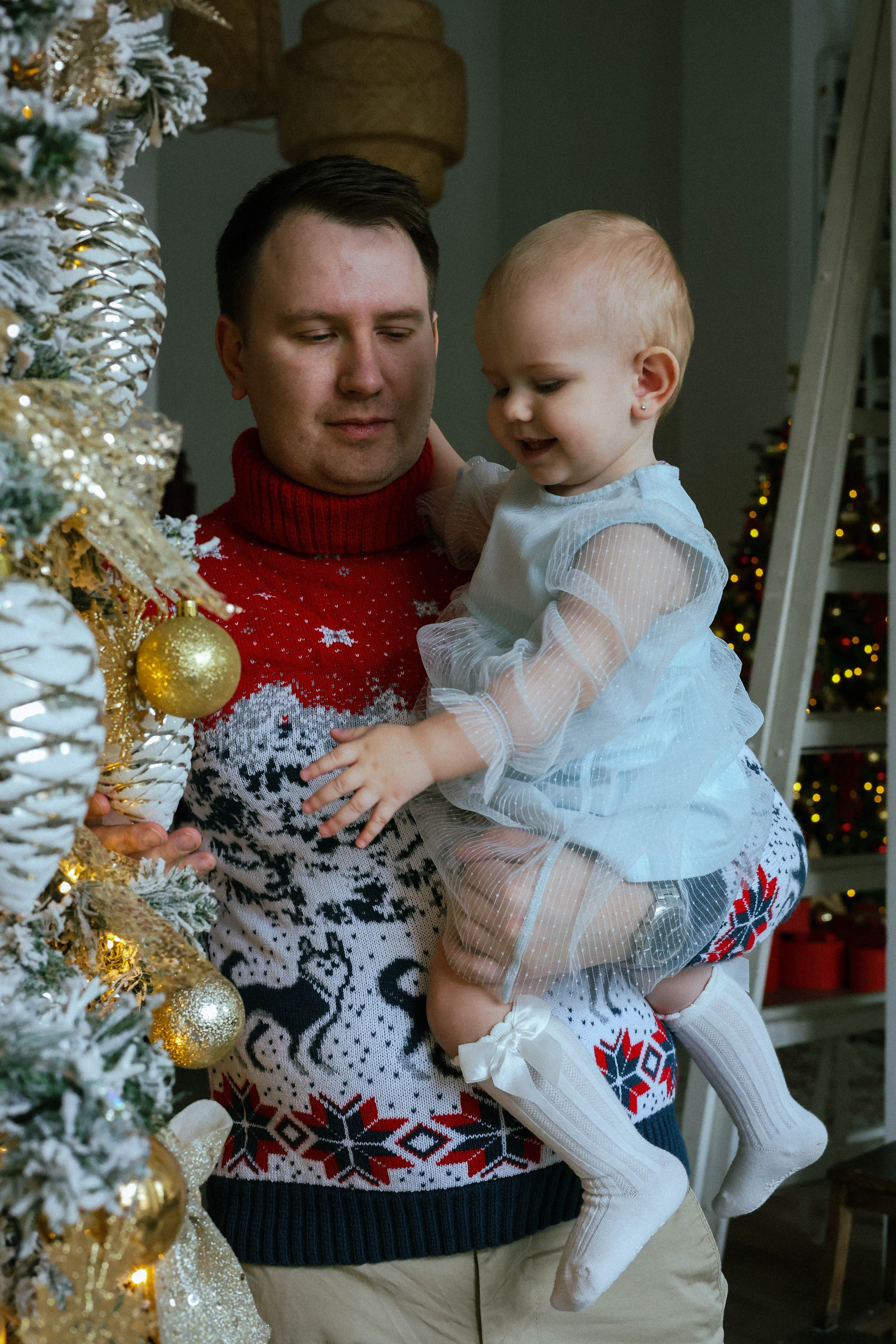 Новогодняя история «Ирина и ее семья». Фотограф в Москве Анастасия Калинина