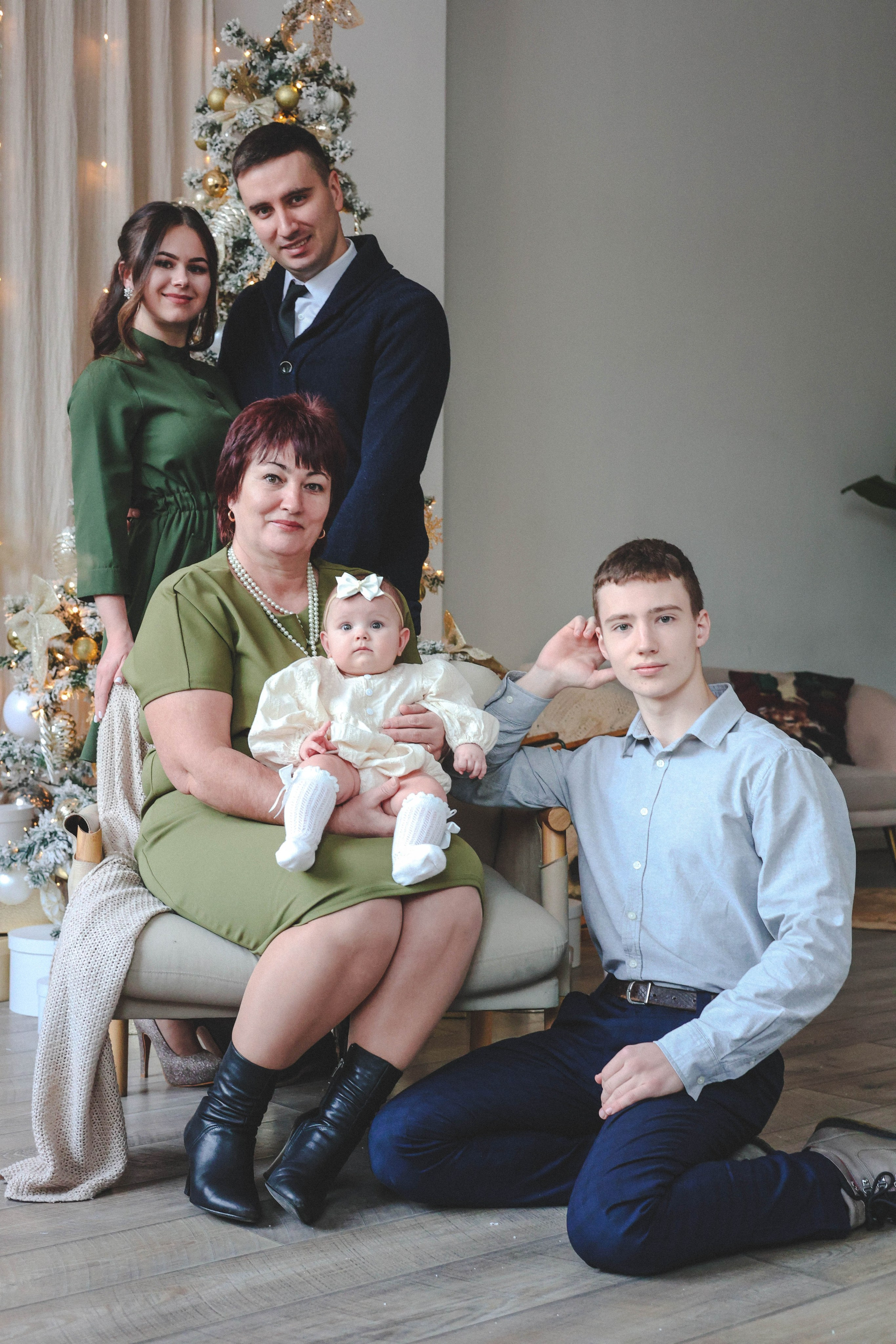 Новогодняя история «Светлана и ее семья». Фотограф в Москве Анастасия Калинина