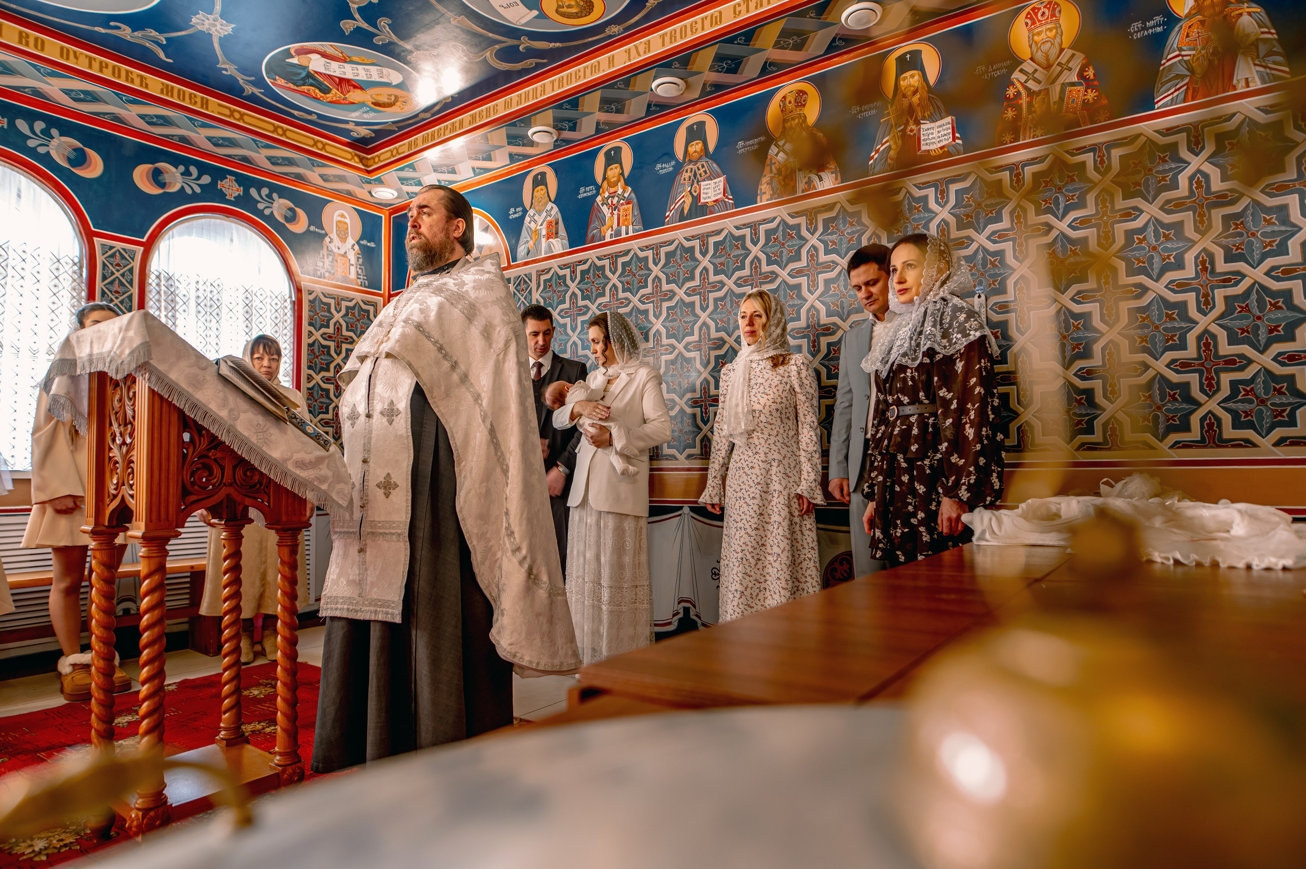 Таинство Крещения Екатерины. Фотограф Таинств Крещения и Венчания в г. Курске