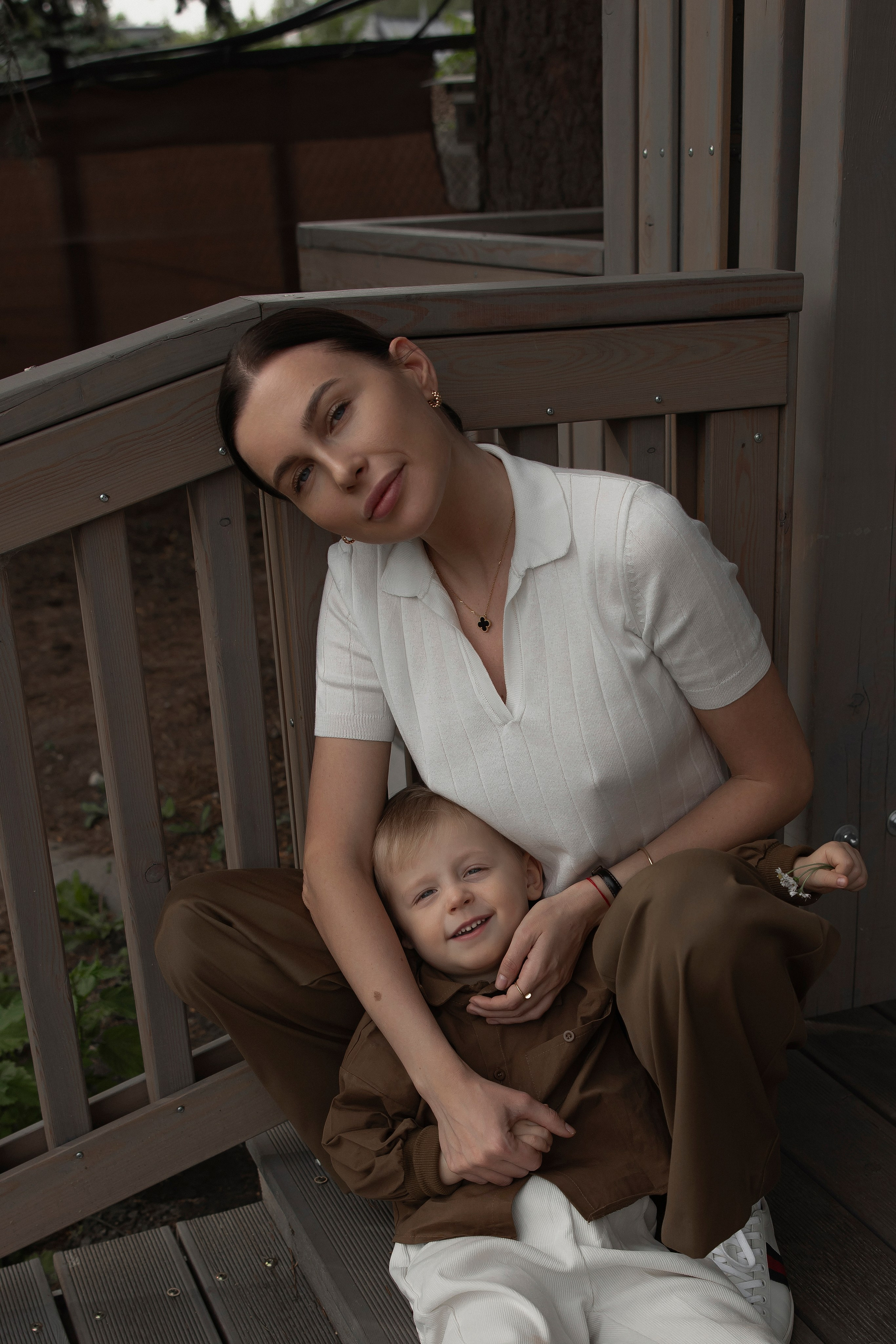 Фотосессия матери и сына. Женский и контент фотограф в Москве. Алла Поломарь