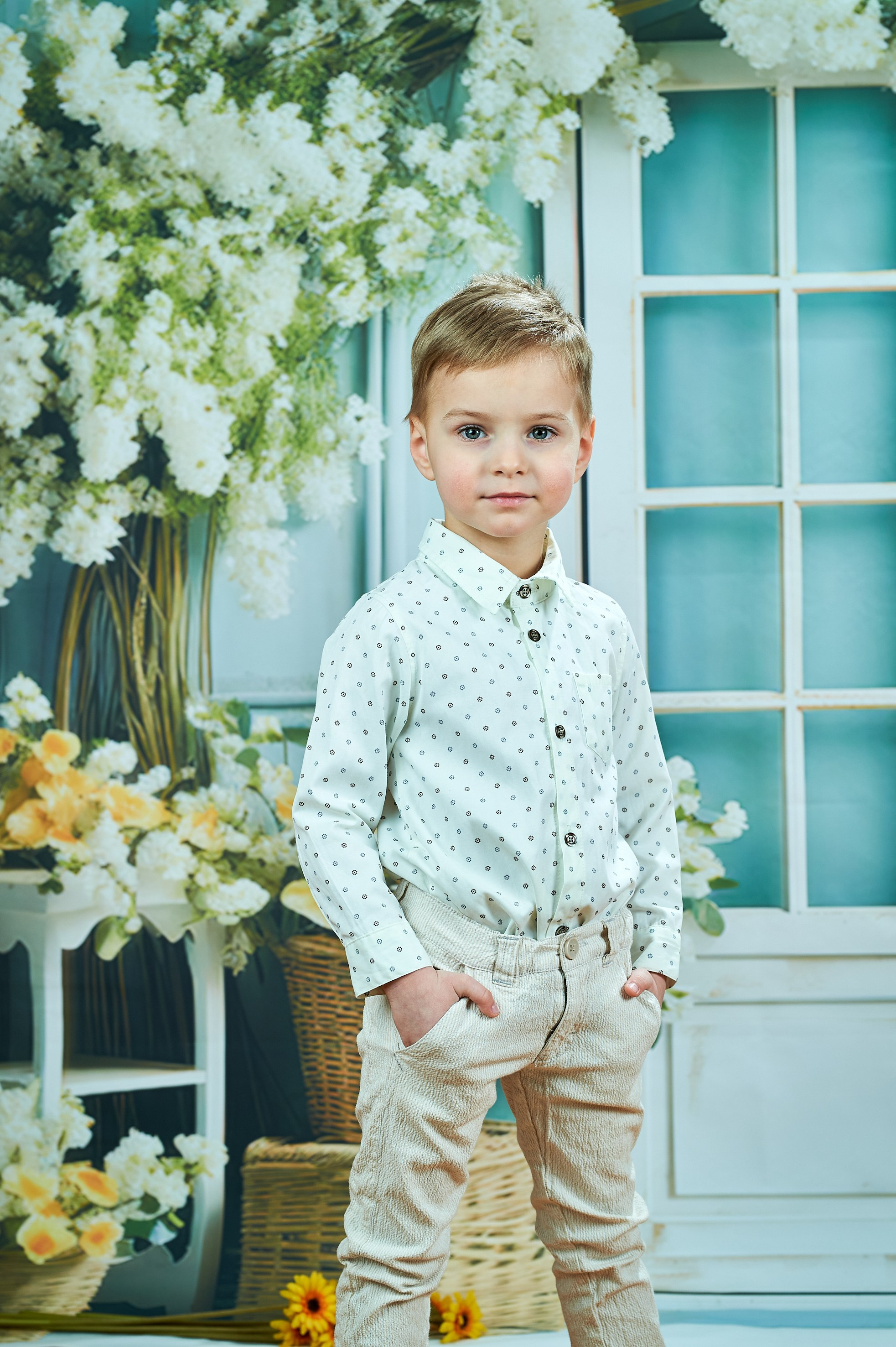 Детская весенняя фотосъемка