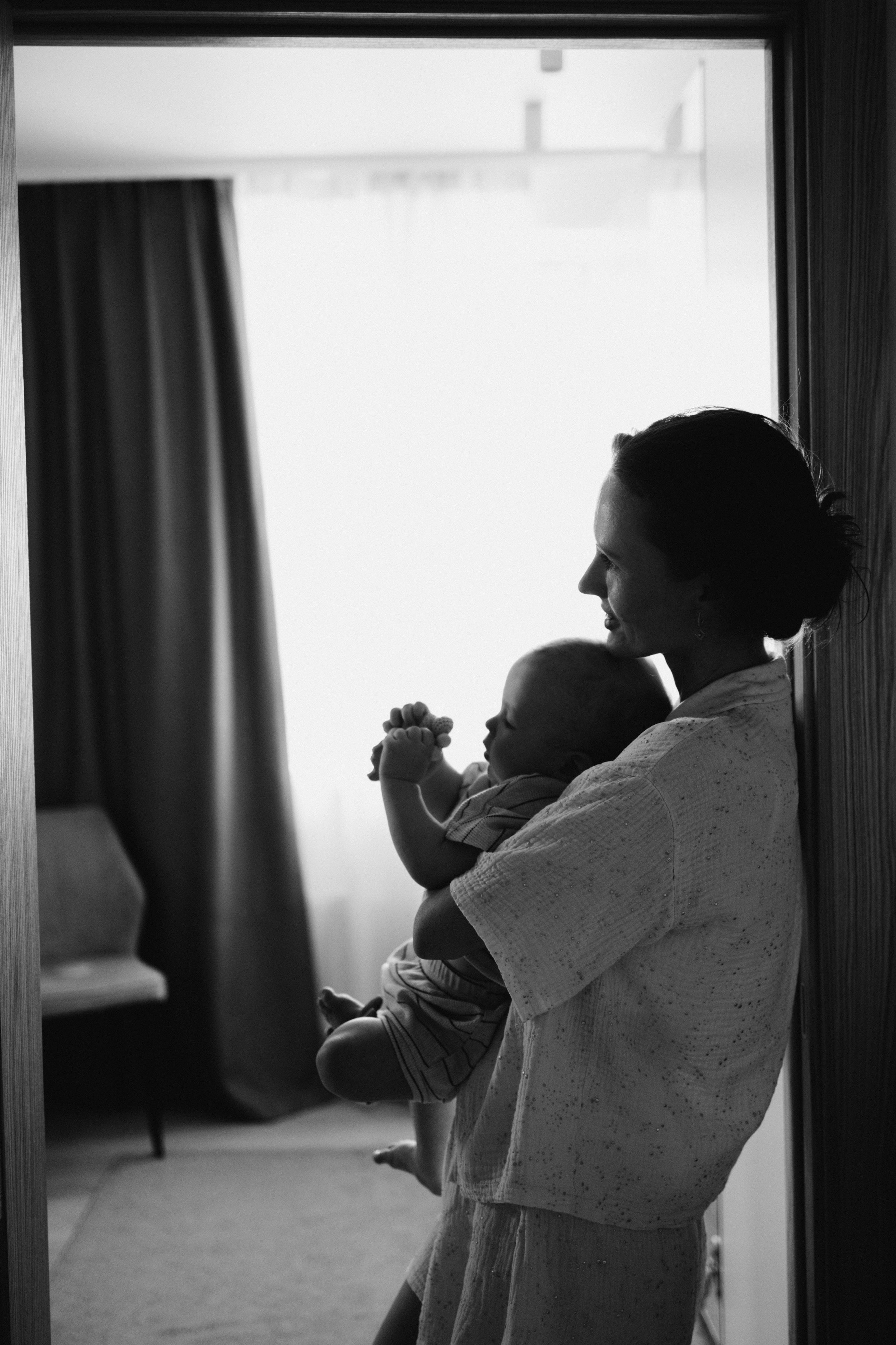 С мамой уютно. Фотография о важном