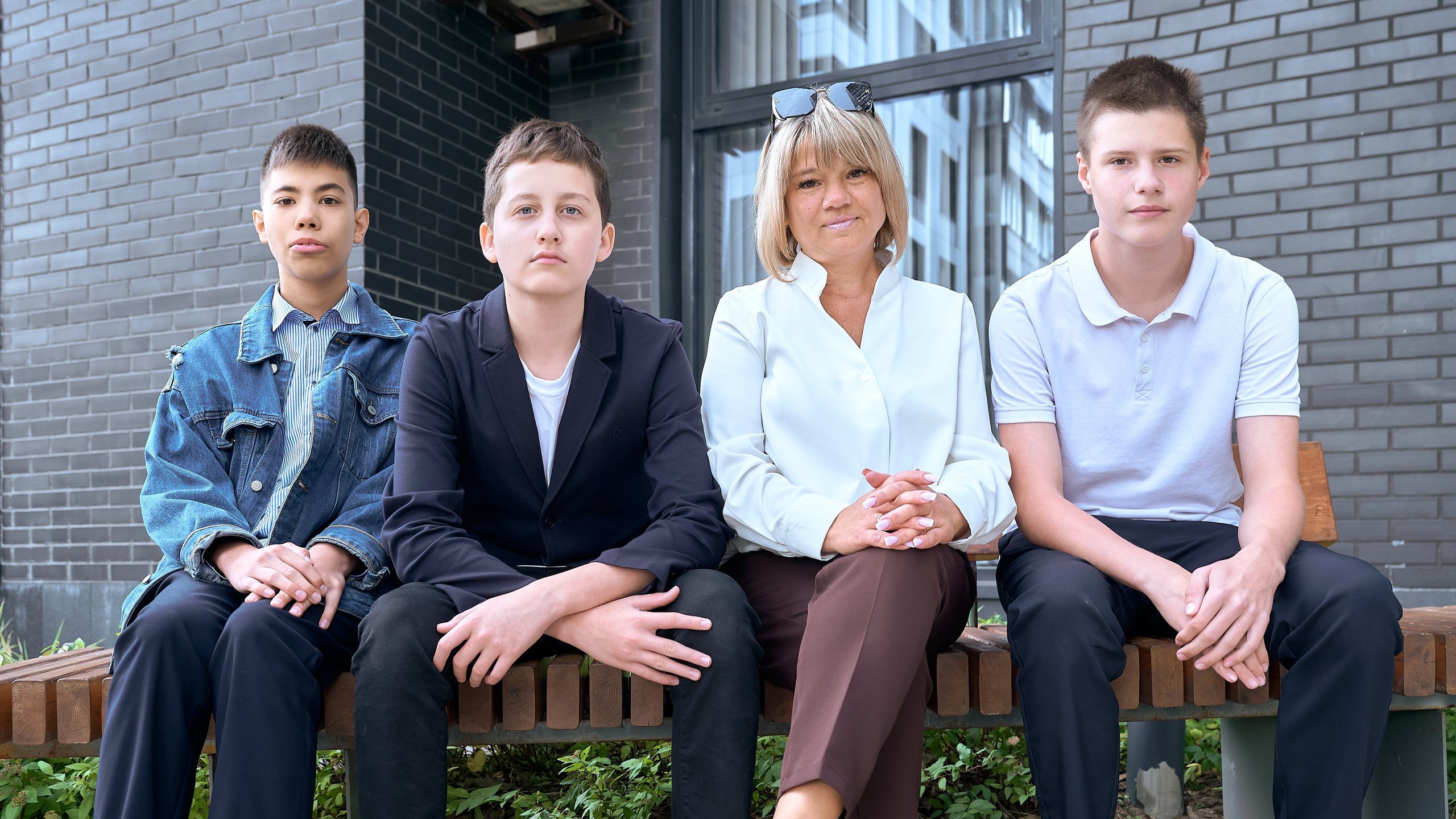 8А в сентябре (Гимназия 13, Одинцово). Школьный и семейный фотограф, Одинцово