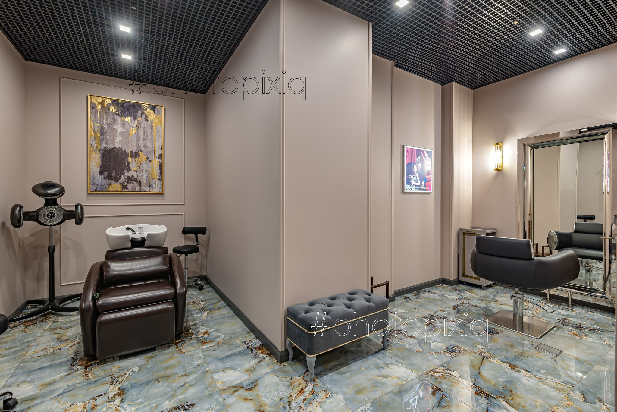 Интерьерная съёмка салона красоты DAVIANI для сайта и рекламы. Интерьерная съёмка и виртуальные туры — Интерьерный фотограф Кузнецов Сергей (photopixiq)
