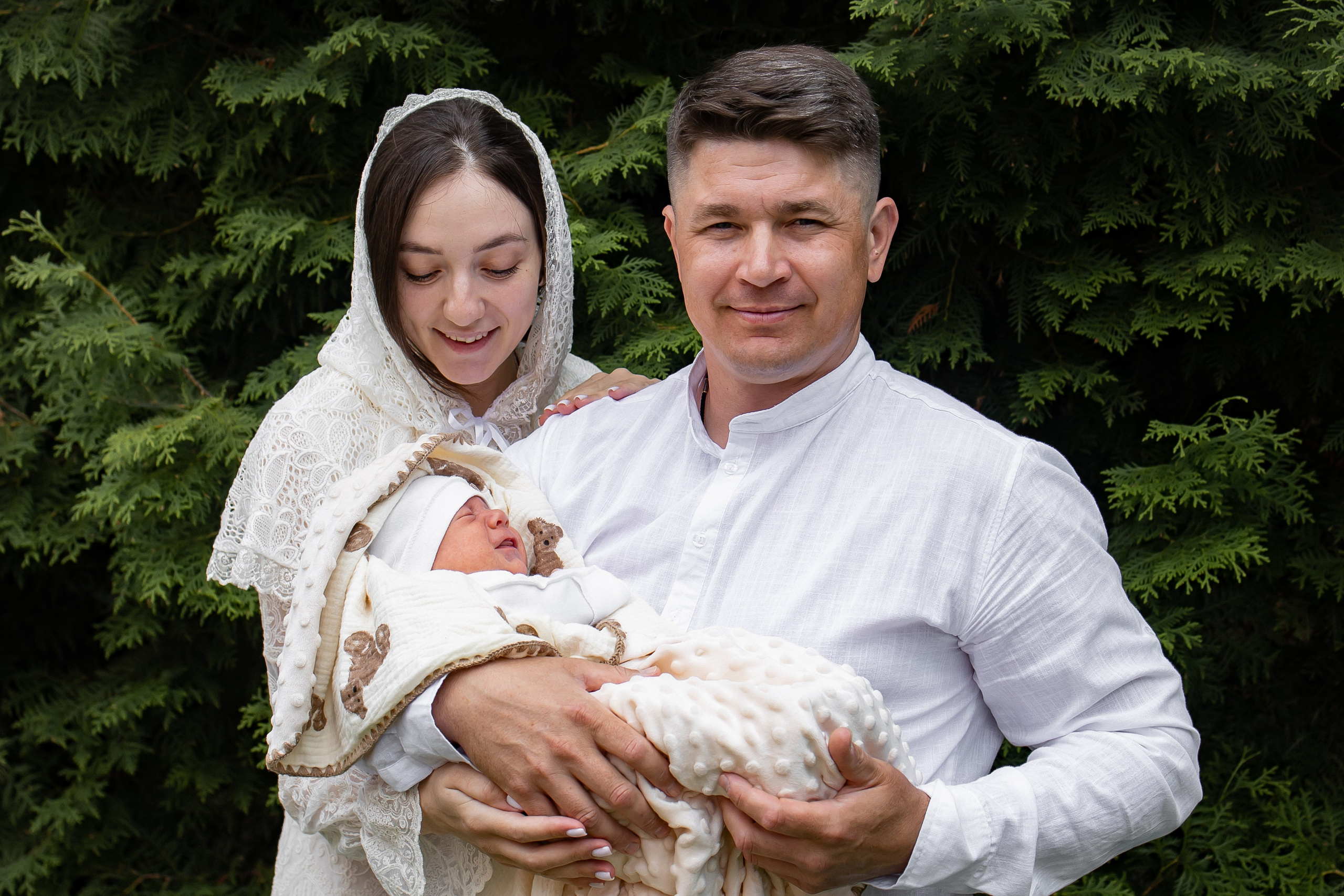 Таинство Крещения Ивана в Церкви Архангела Михаила. Детский и семейный фотограф в Пушкино, Мытищи, Москва Сергеева Светлана