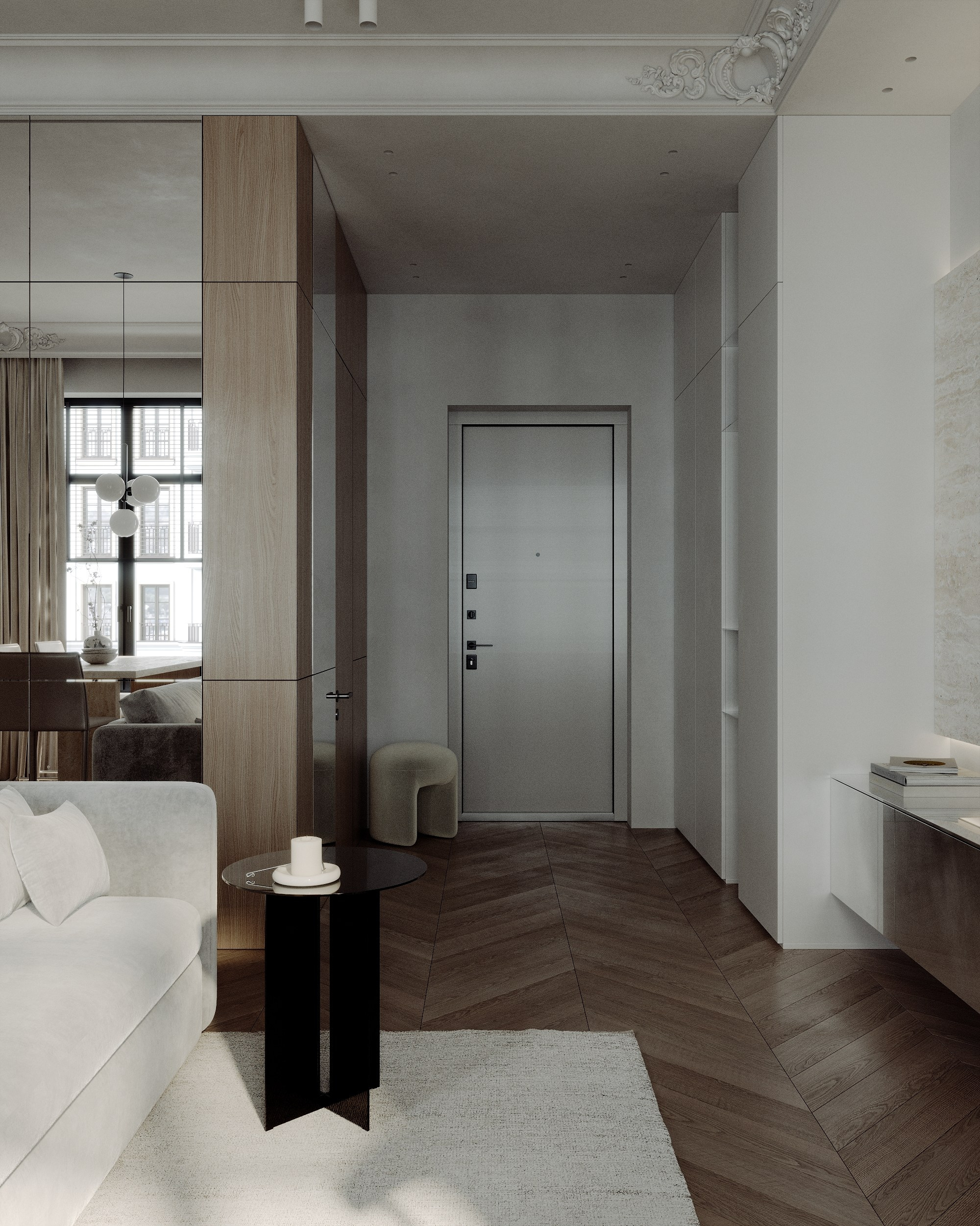 Студия 28 м². 3d визуализатор Валерия Романова