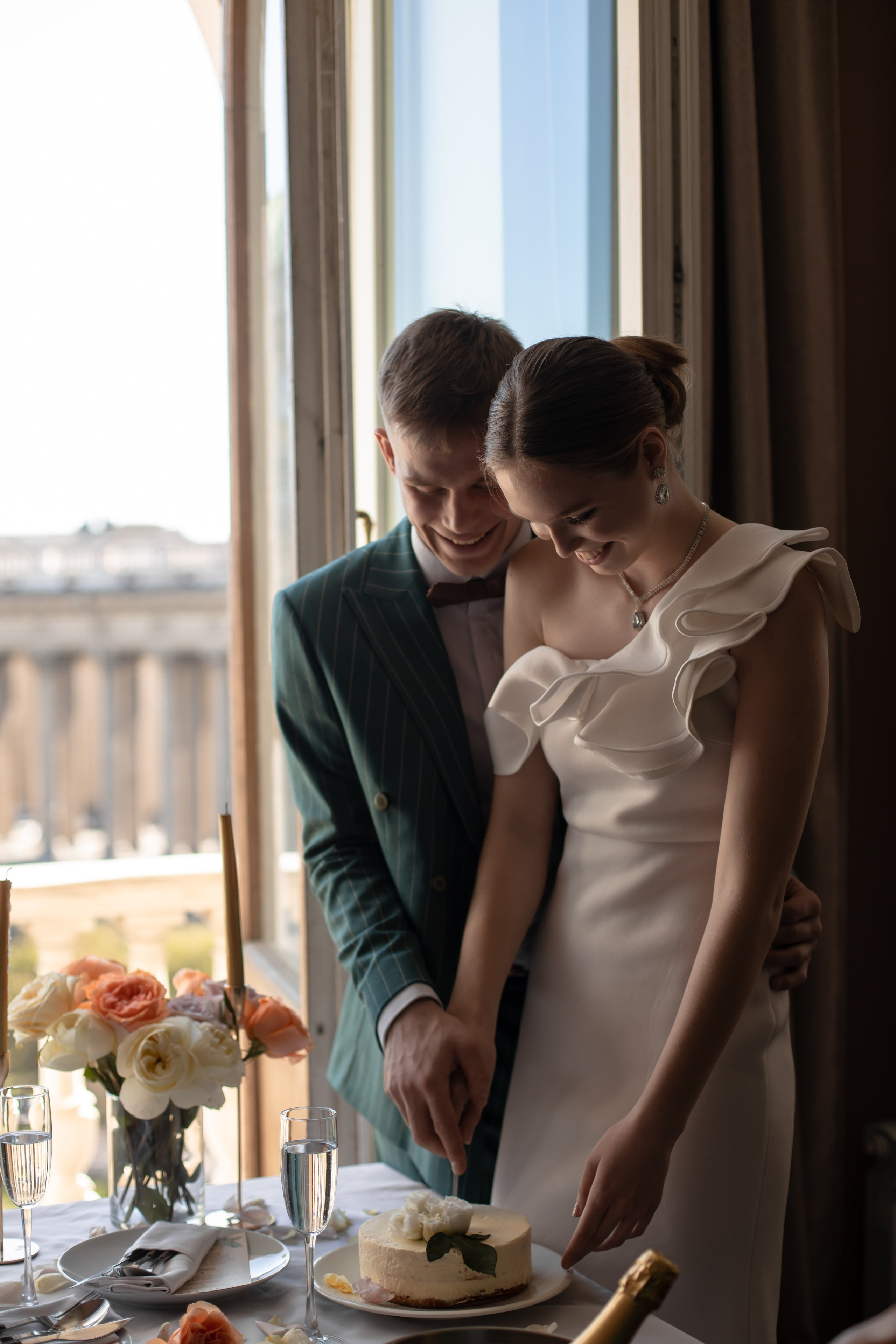 С видом на Казанский собора. Свадебный и семейный фотограф в Москве Диана Левченко