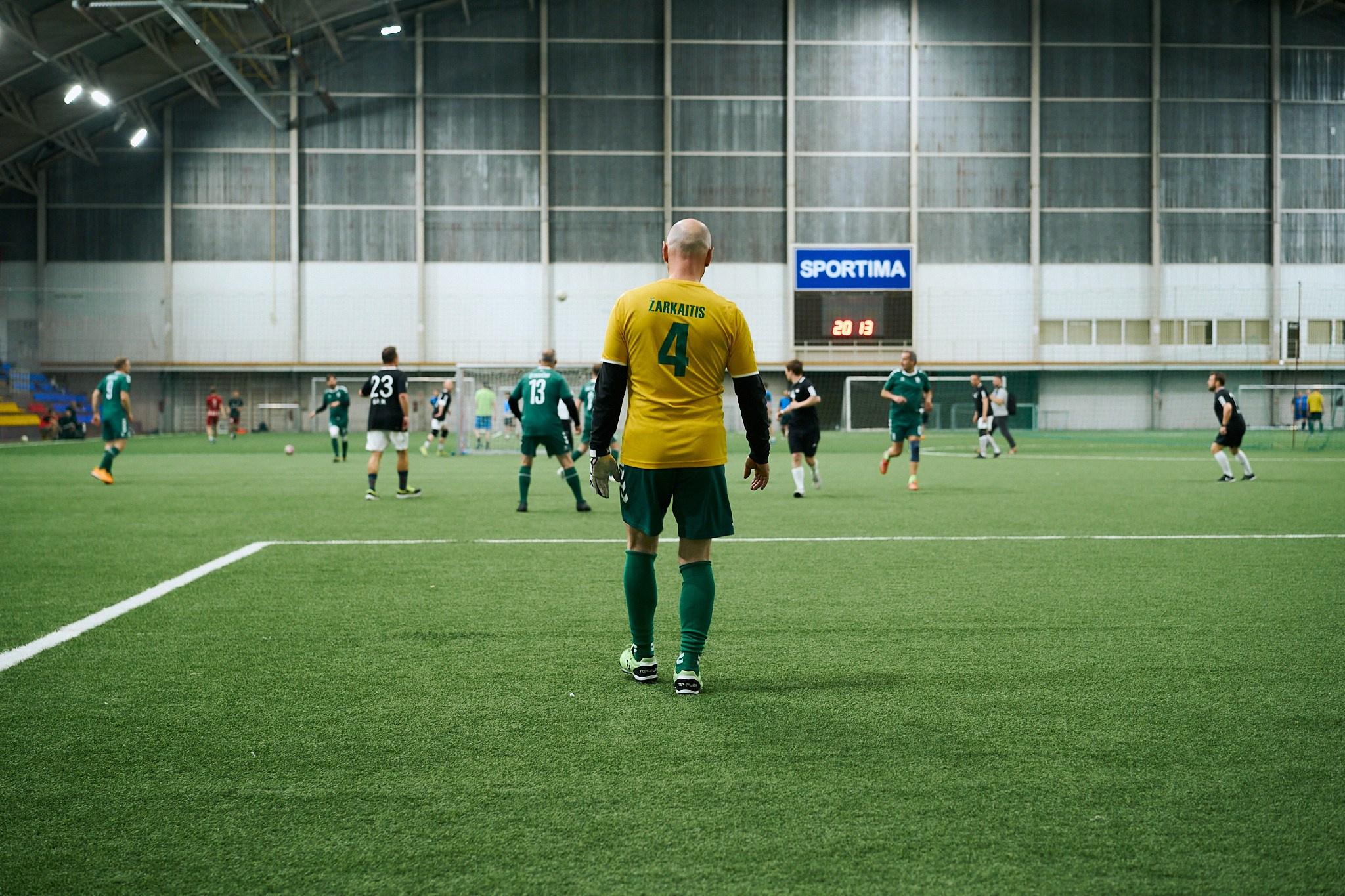 Friendly football match: Seimas of the Republic of Lithuania vs. Sviatlana Tsikhanouskaya’s Office. Photographer in Vilnius