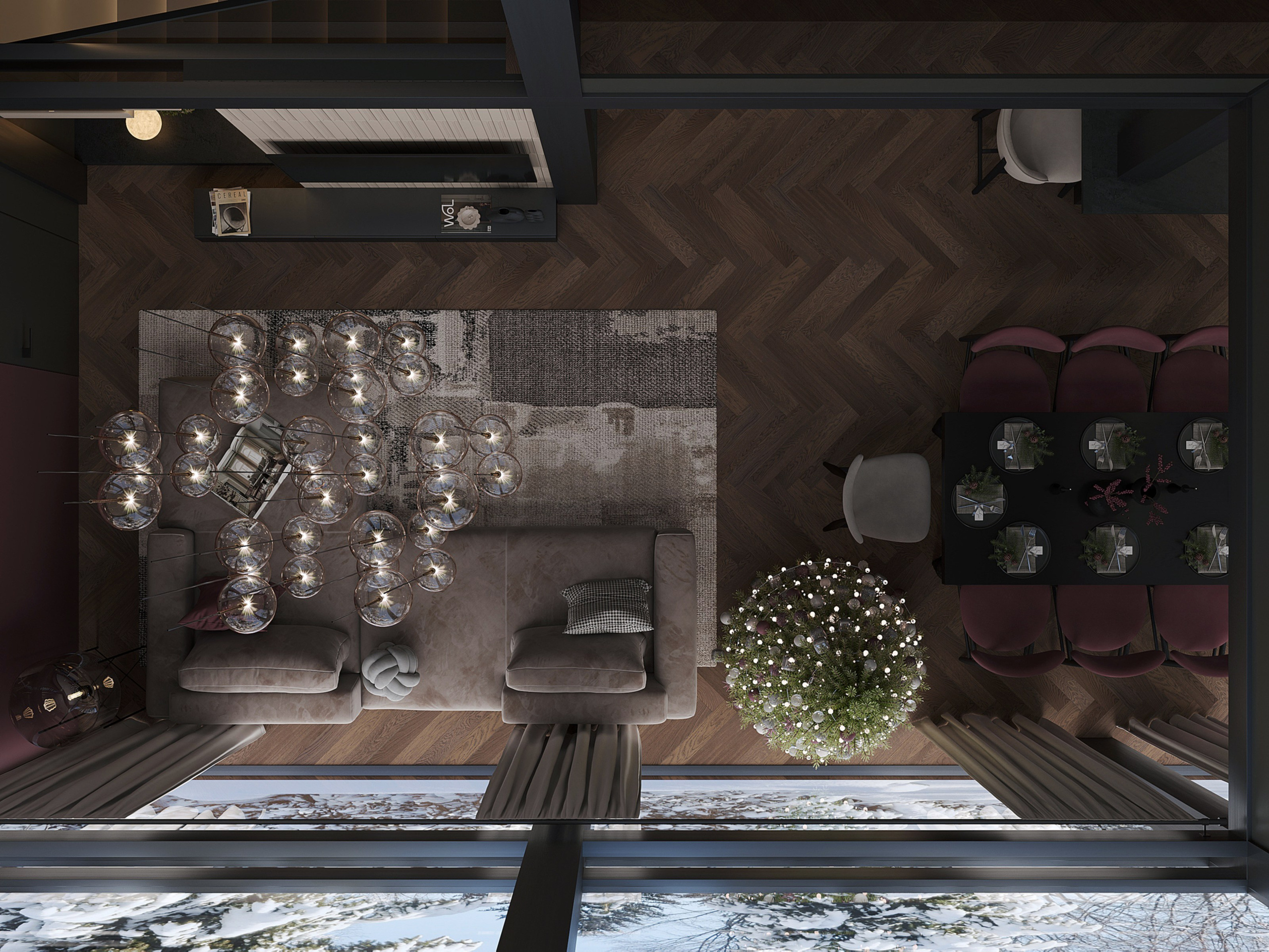 Проект Фахверк Омск. Студия дизайна интерьера Лактионовой Елены