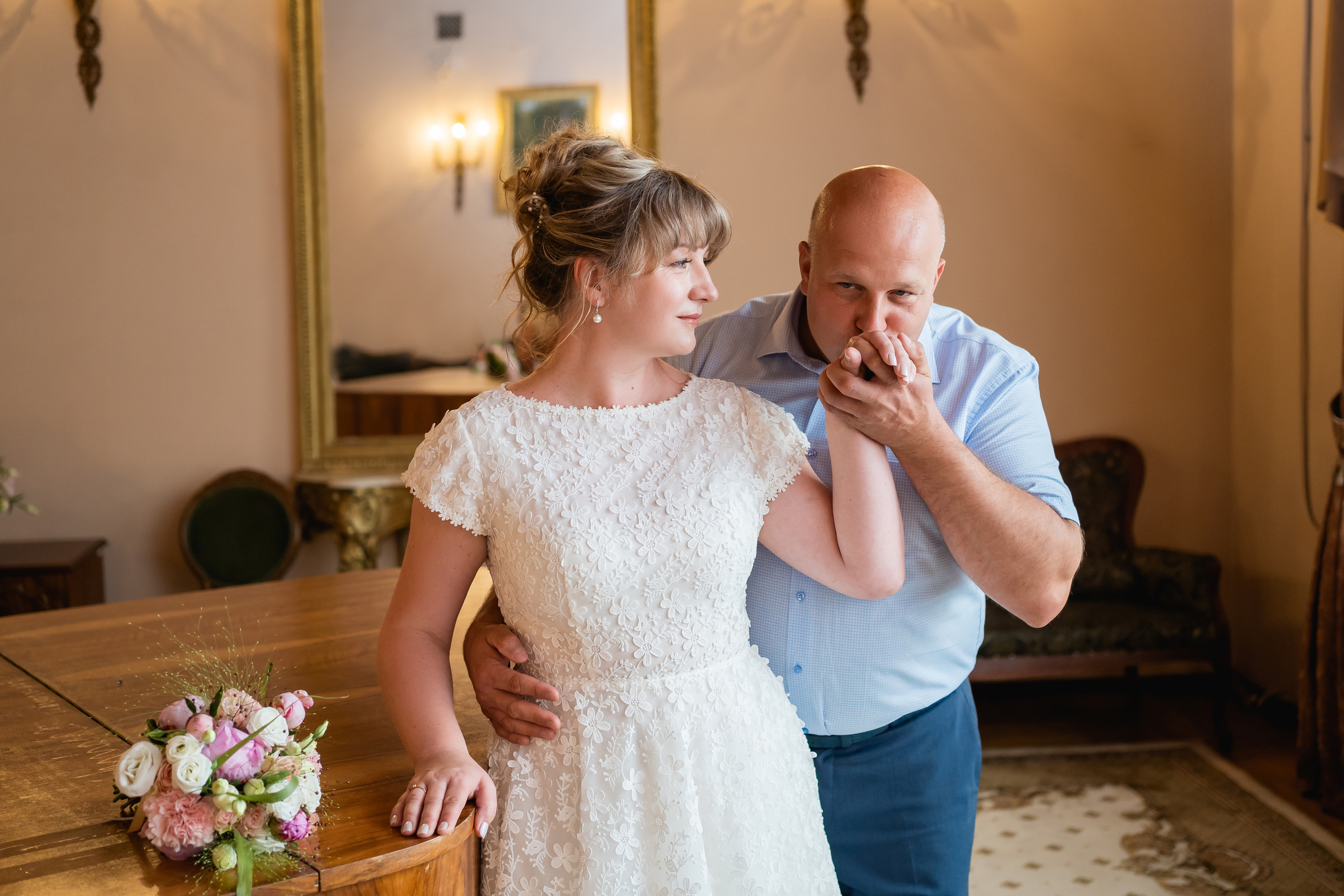 25 лет брака Полина и Сергей. Фотограф в Петергофе