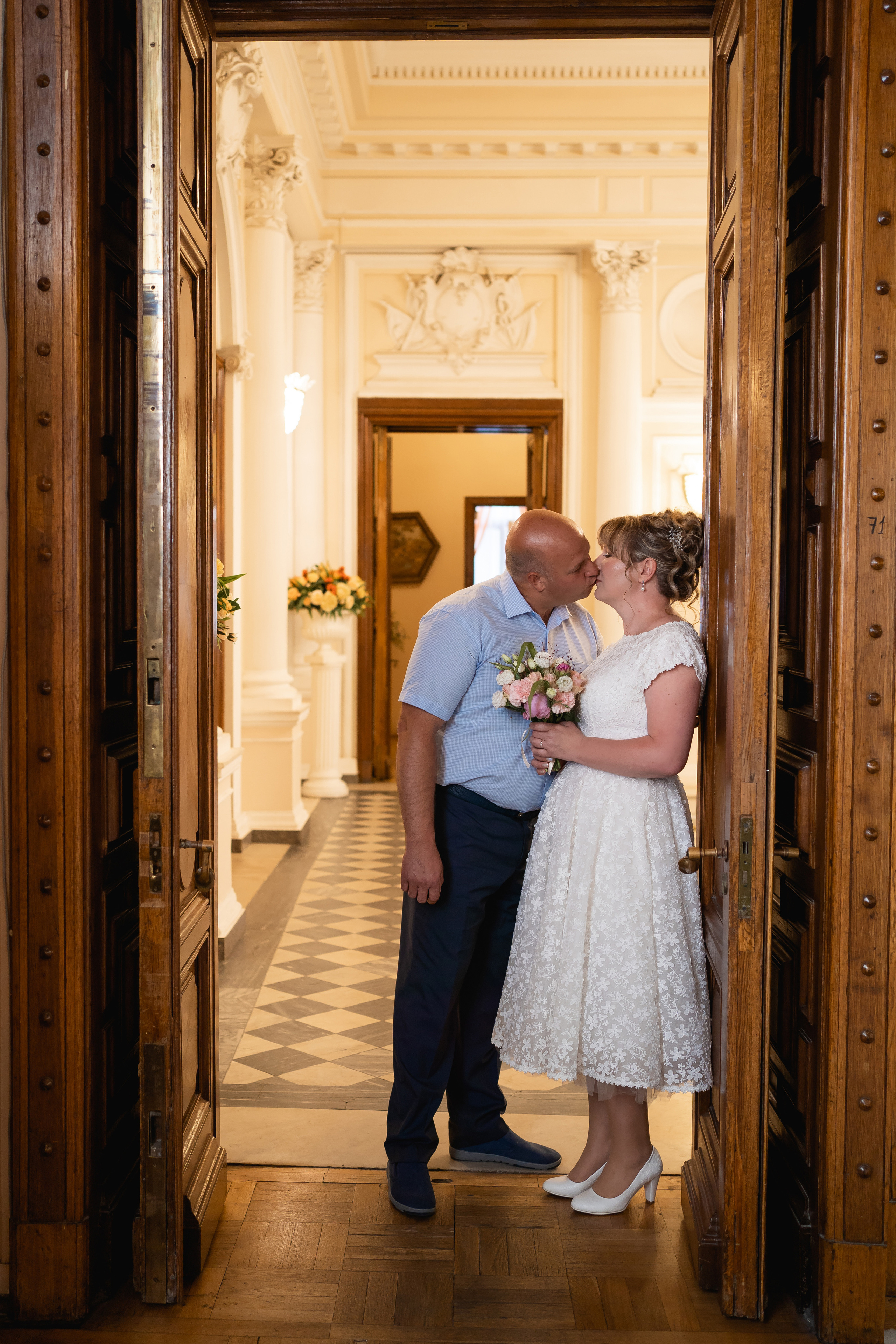 25 лет брака Полина и Сергей. Фотограф в Петергофе