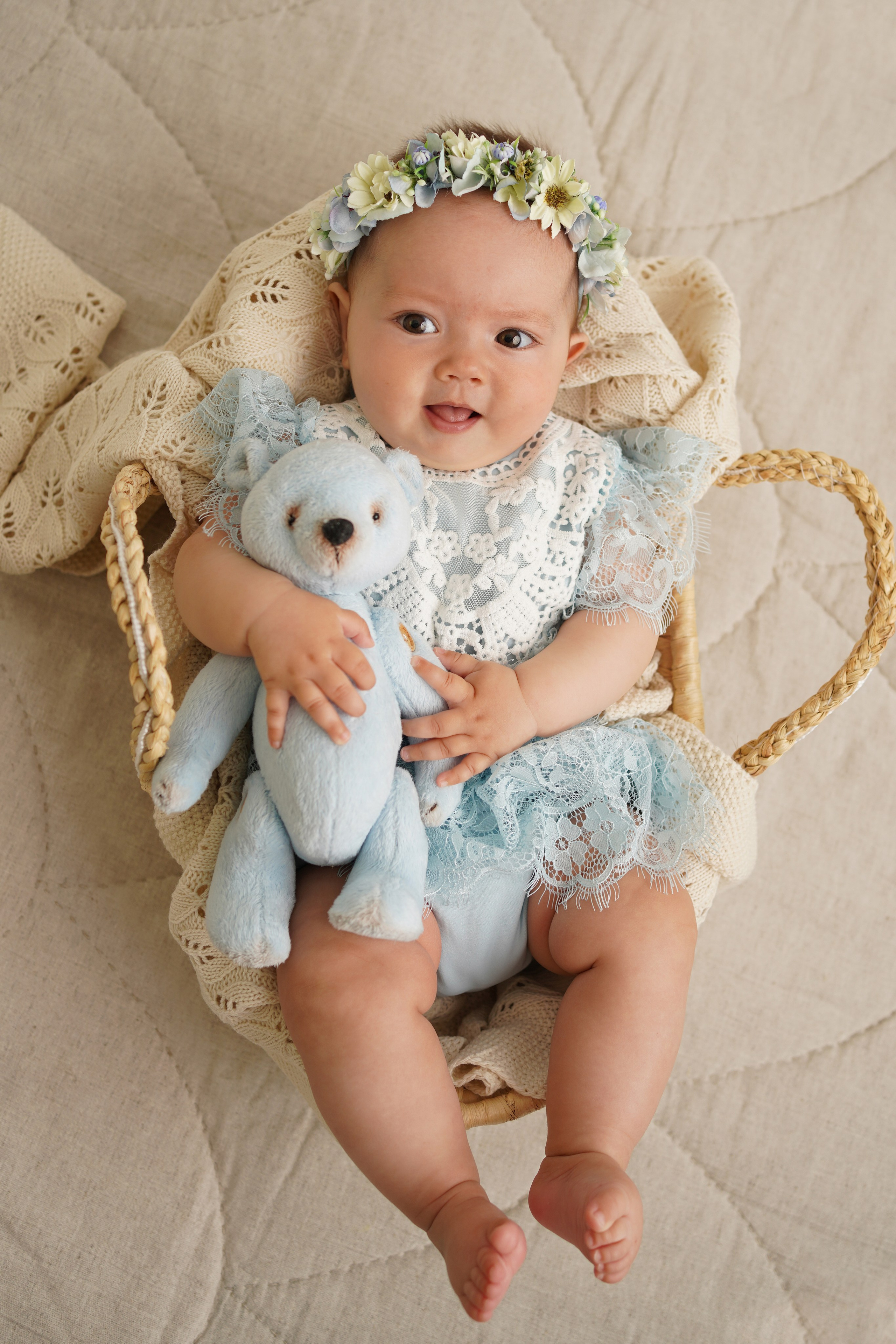 Фотосессия 6 месяцев малышке. Детский фотограф и фотограф новорожденных в Калининград Оксана Иваний