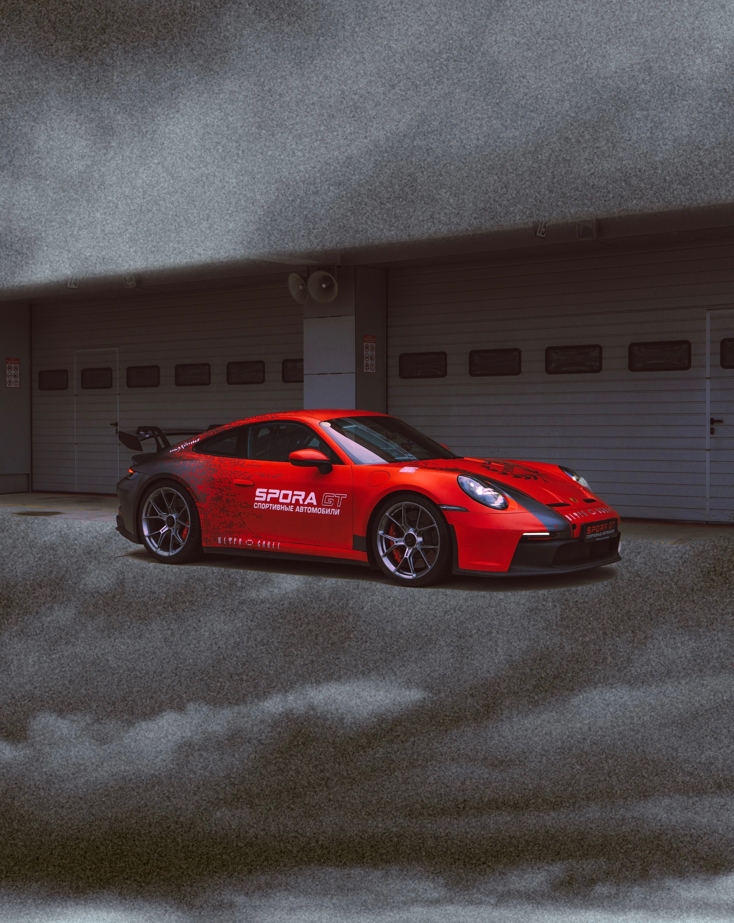 Pinky Speed (992 PORSCHE 911 GT3). Автомобильный и коммерческий фотограф Москва