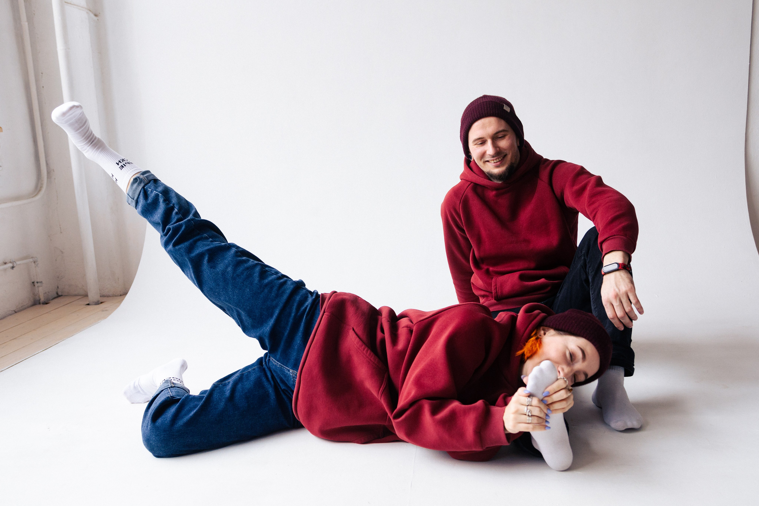 Маша и Лев. Студия