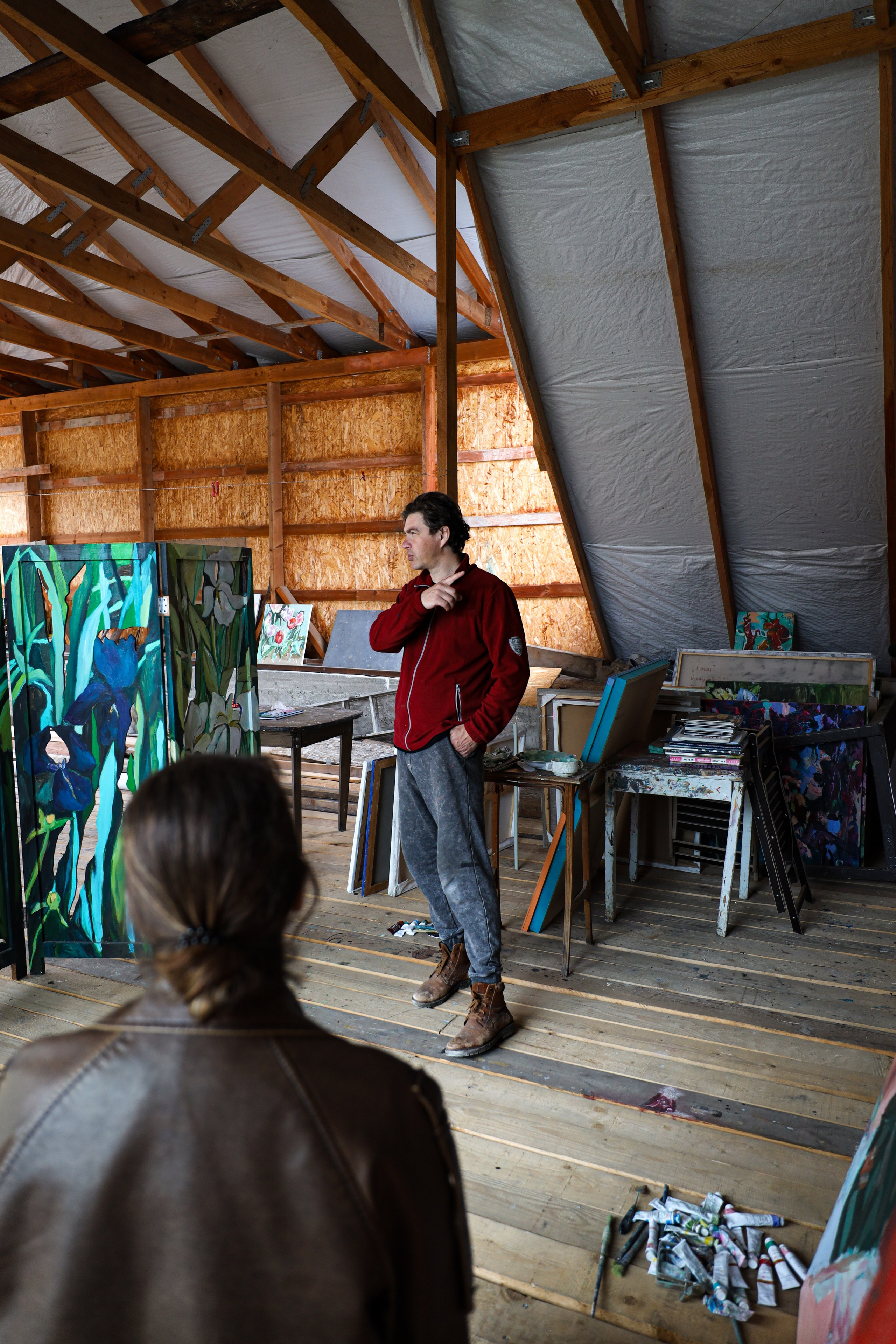 Художники Ренат Рамазанов и Александра Сырбу. Дженбаз Павел — фотограф в Ялте