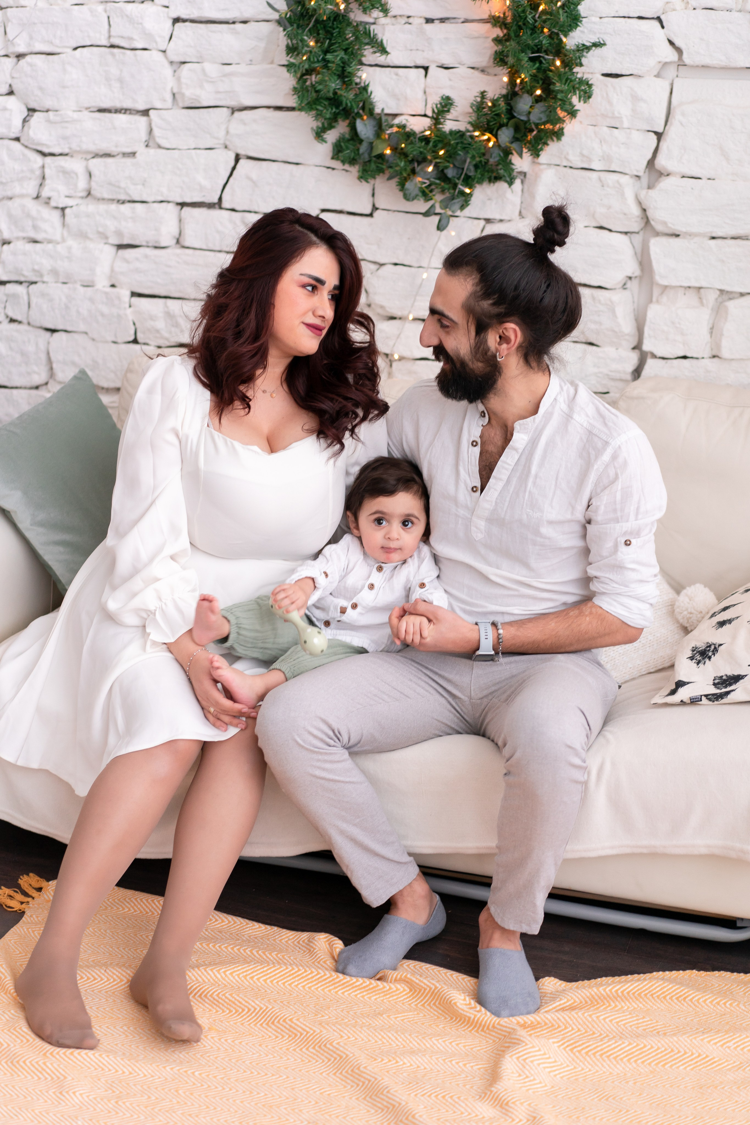 Новогодняя семейная фотосессия. Детская, семейная фотостудия в Санкт-Петербурге