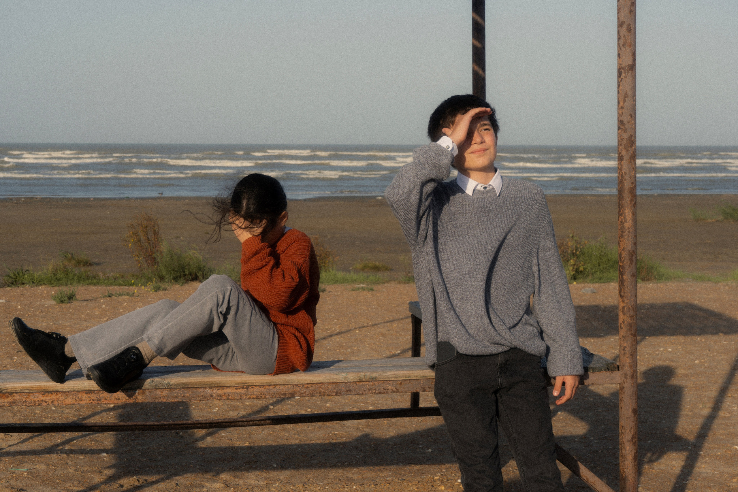 Осенняя прогулка / море. Фотограф в Каспийске