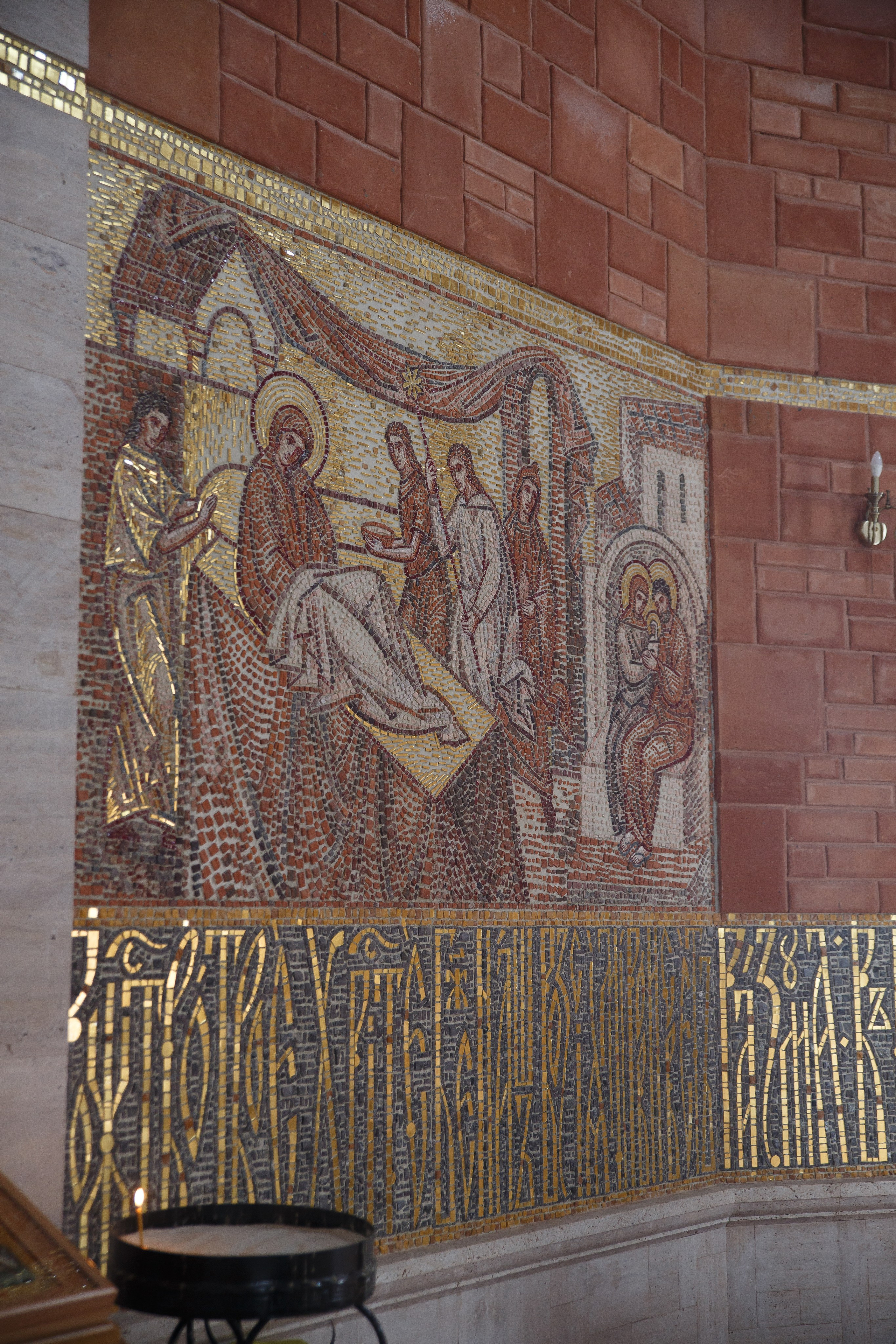 Успенский собор в монастыре Бештау. НИИКОРОВИН- мастерская мозаики и монументального искусства