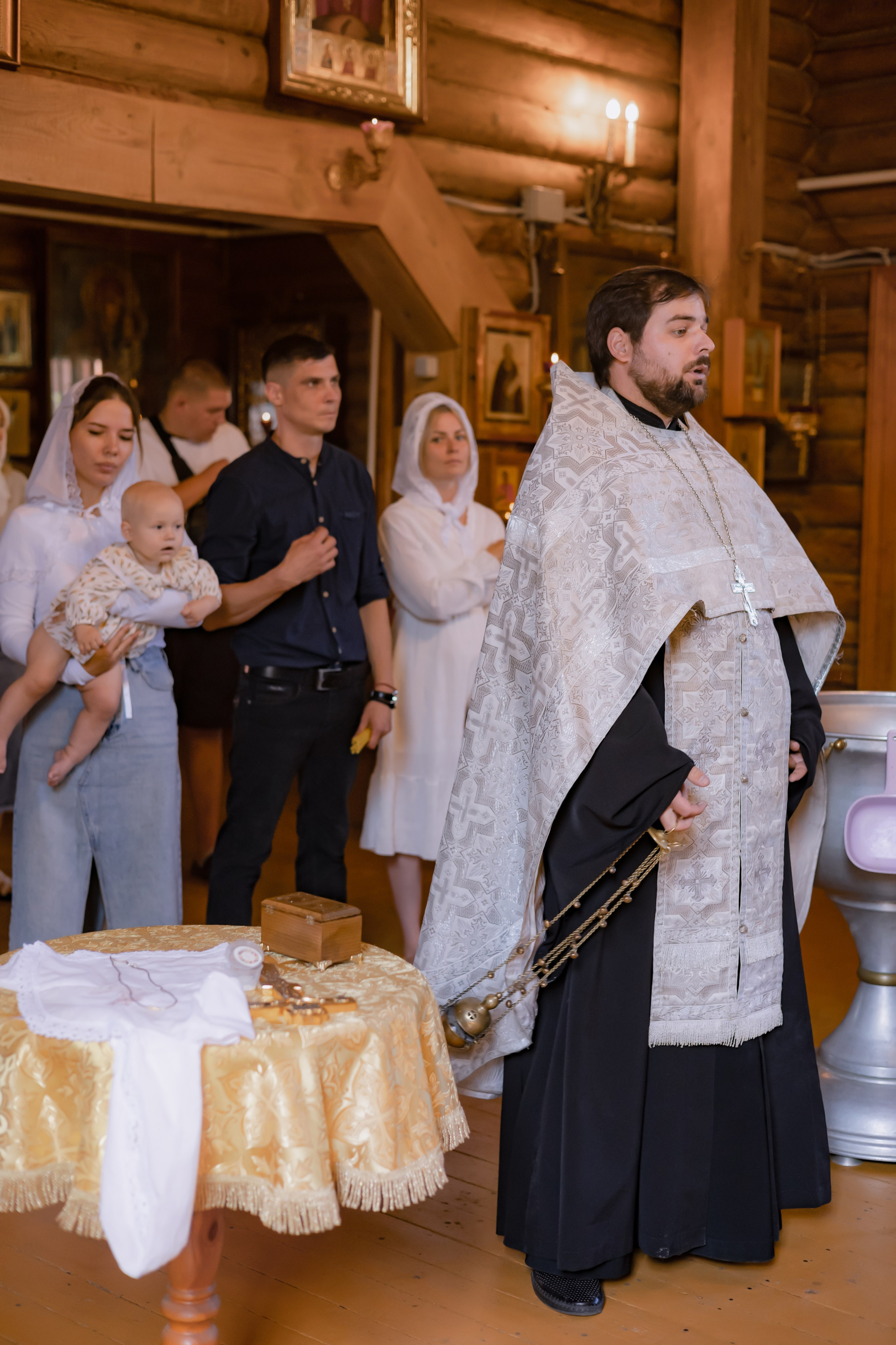 Крещение Миланы «Храм святителя Филарета». Детский и семейный фотограф Евгения Вахнеева Москва Зеленоград