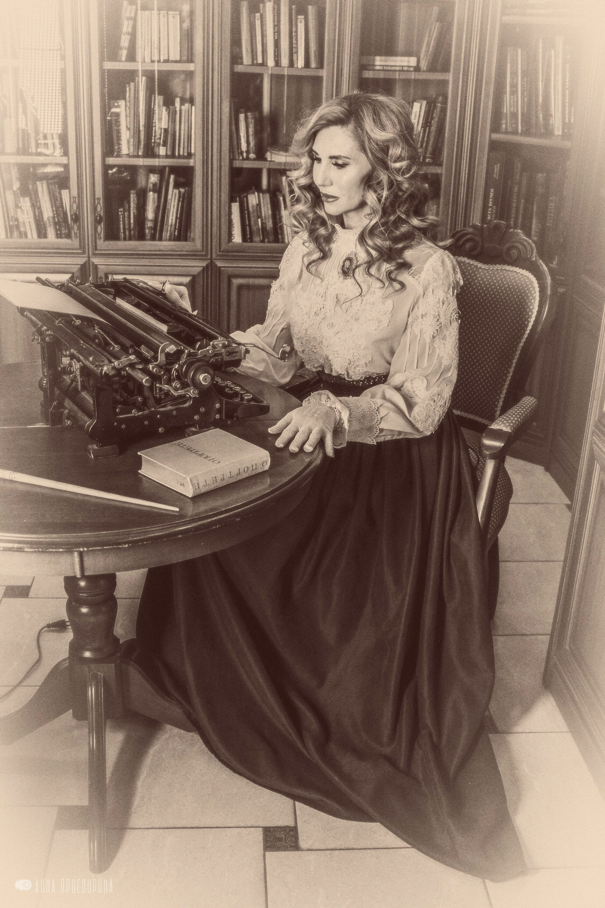 Тематическая фотосессия в библиотеке. Ваш фотограф в Санкт-Петербурге Анна Просвирина