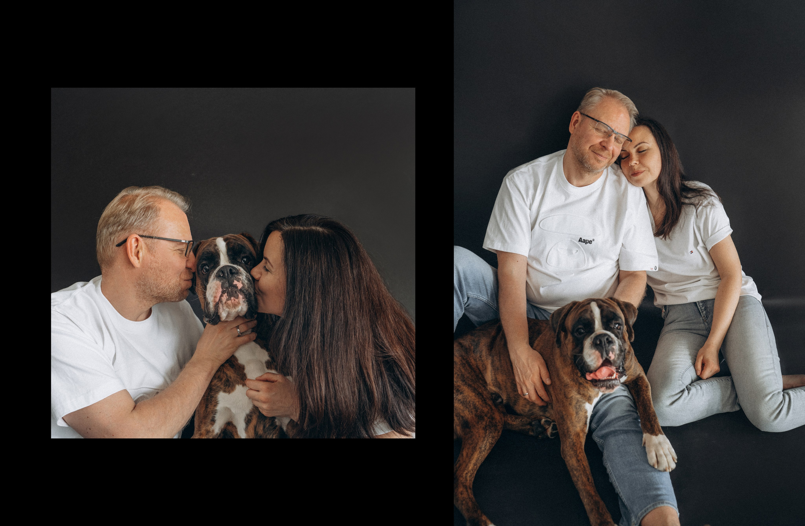 Анна, Максим и Марсель. Фотограф анималист в Москве и Санкт-Петербурге Свиридова Анна