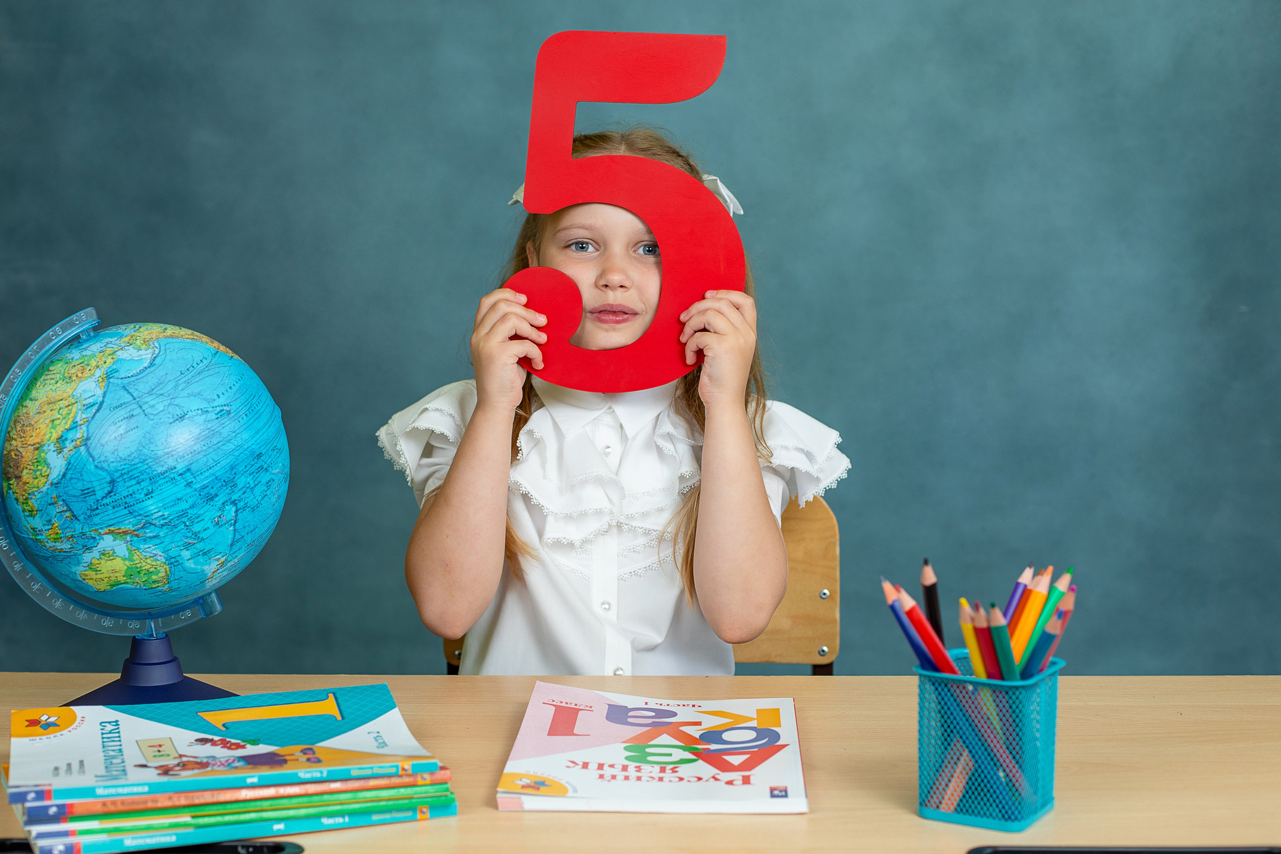 Портреты. Первоклашки. Школьный и детский фотограф в Южно-Сахалинске Анастасия Лескова