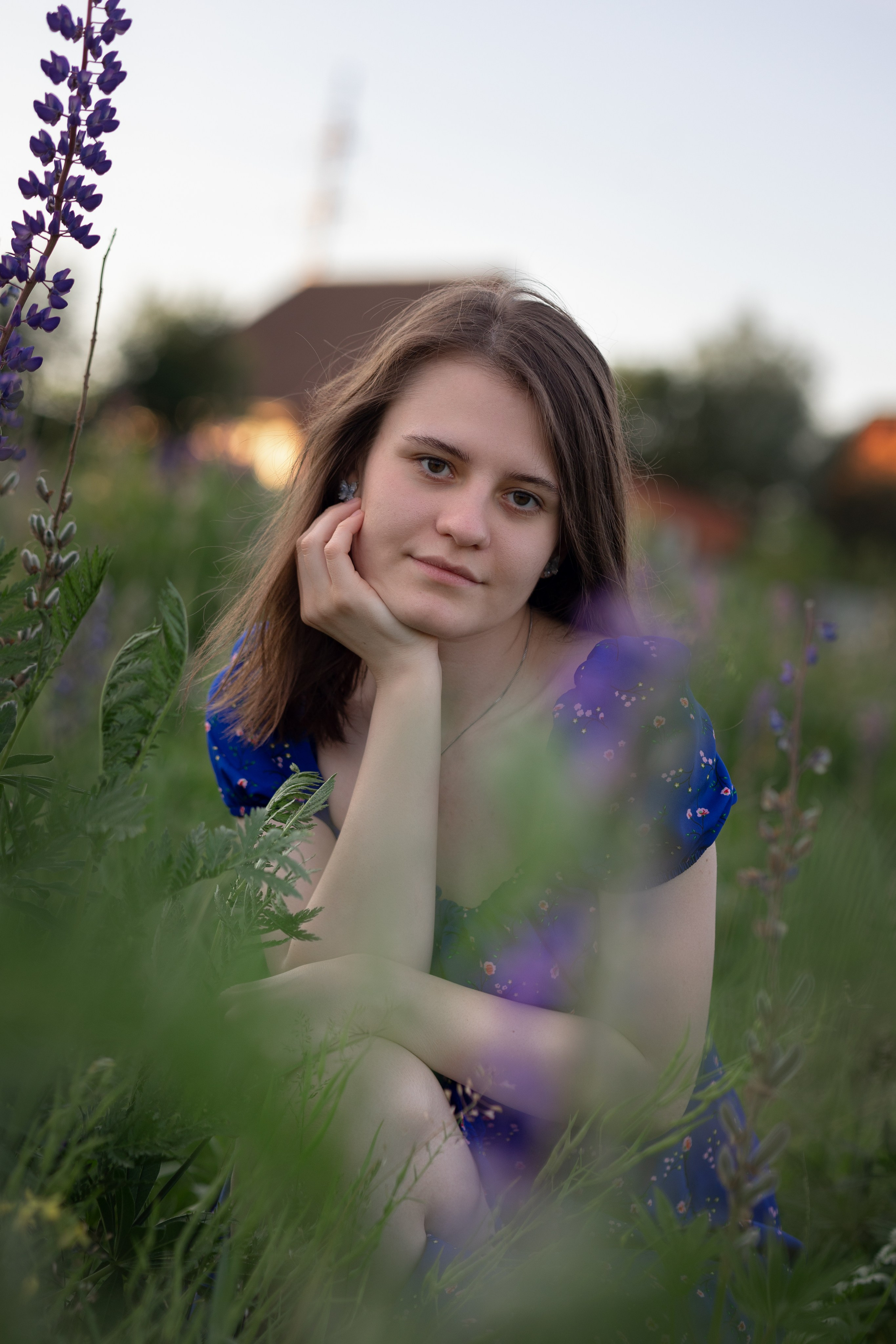 Фотосъемка в люпинах