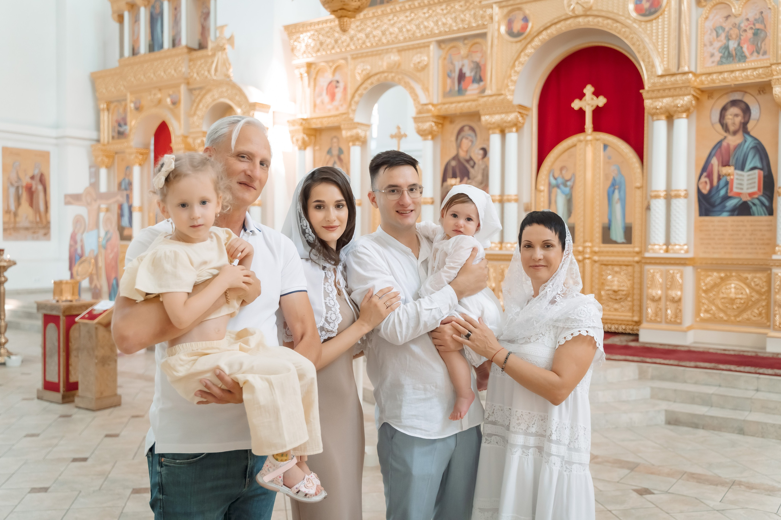 Крещение Варвары, храм Тихвинской иконы Божией Матери. Семейный фотограф в Саратове