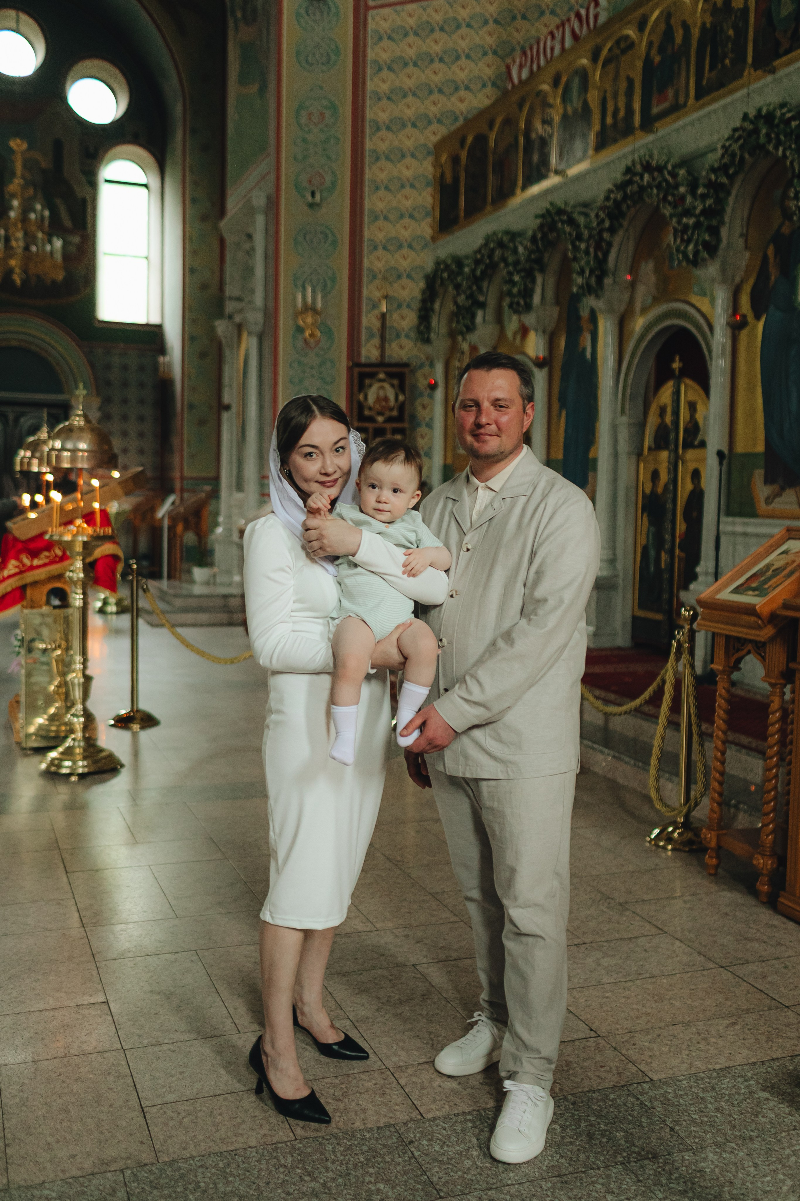 Крещение Макара Храм Сергия Радонежского в Солнцево. Свадебный и Семейный фотограф в Москве Александра Вайпер