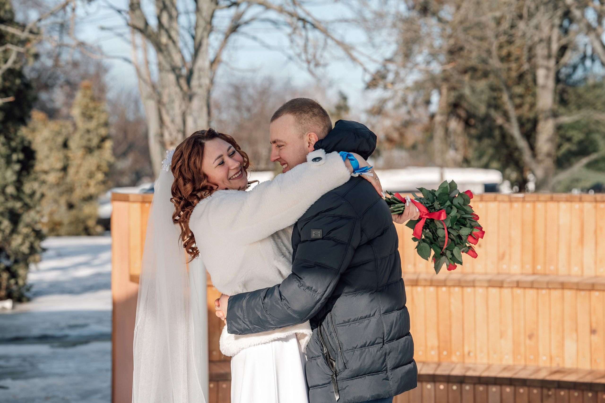 Зимняя свадьба Алексея и Марины. Фотограф Юлия Паськова, город Бирюч