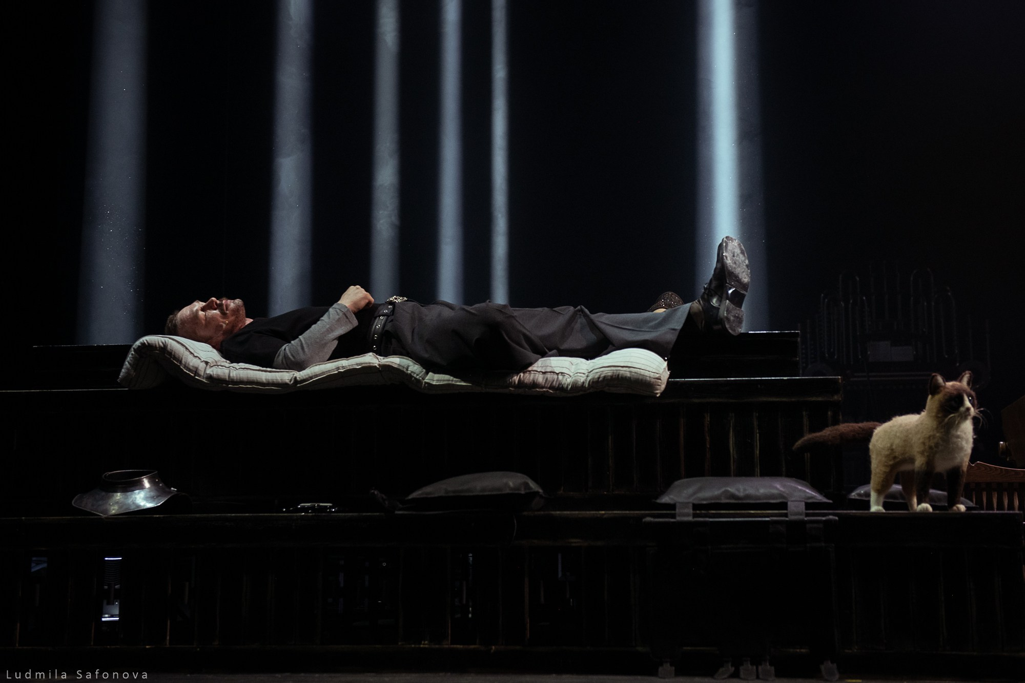 Гамлет. Режиссёр Андрей Гончаров. Гамлет Юра Борисов. Lucytheatre