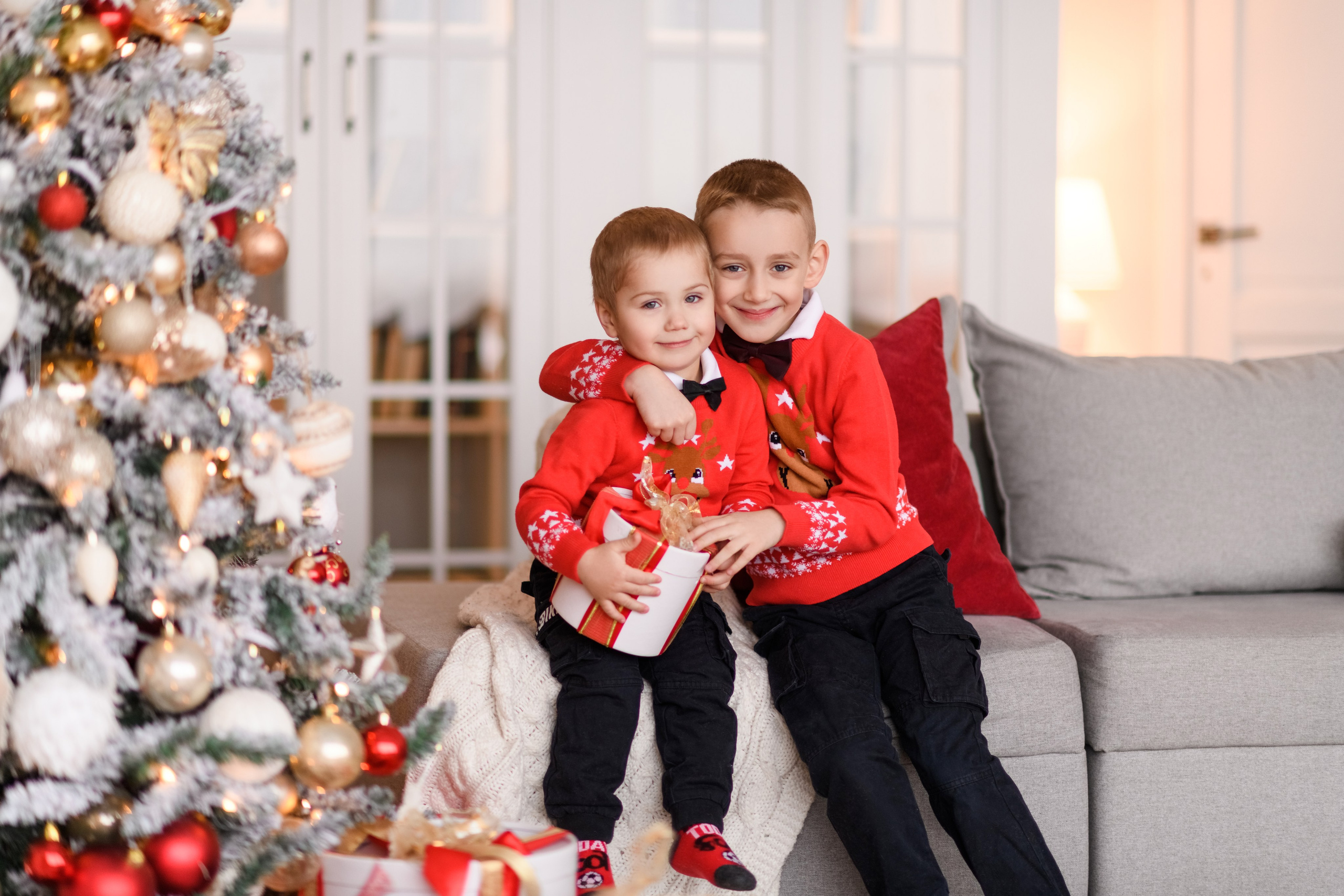 Семейная новогодняя для Ирины, Артура и Максима. Свадебный и семейный фотограф в Санкт-Петербурге Олеся Еремеева