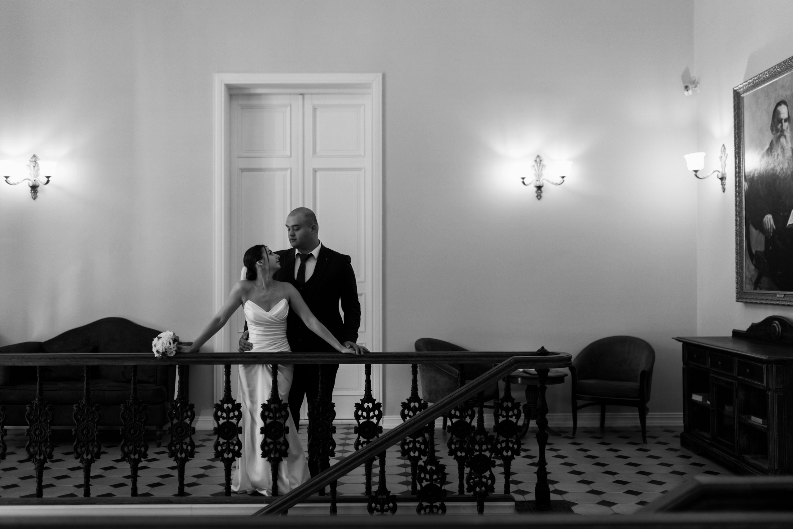 Классическая камерная прогулка Даши и Саши. Свадебный фотограф Елена Рубцова