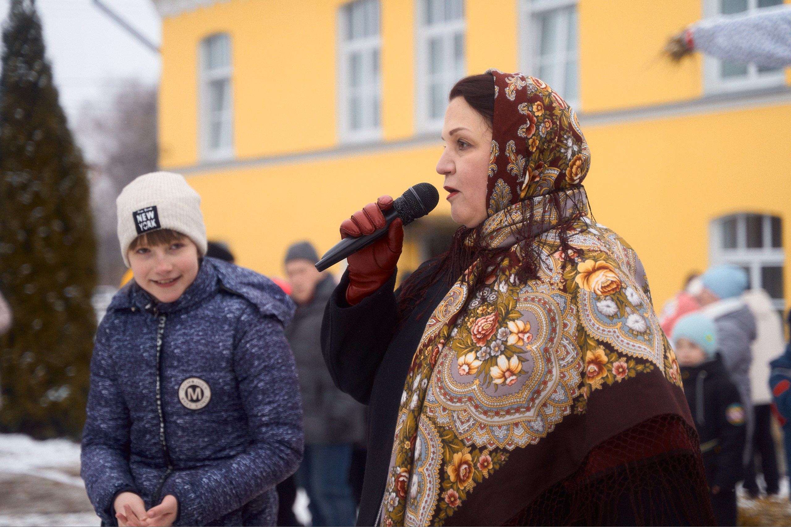 Масленица в Торжке 2 марта 2025 во дворе оникса