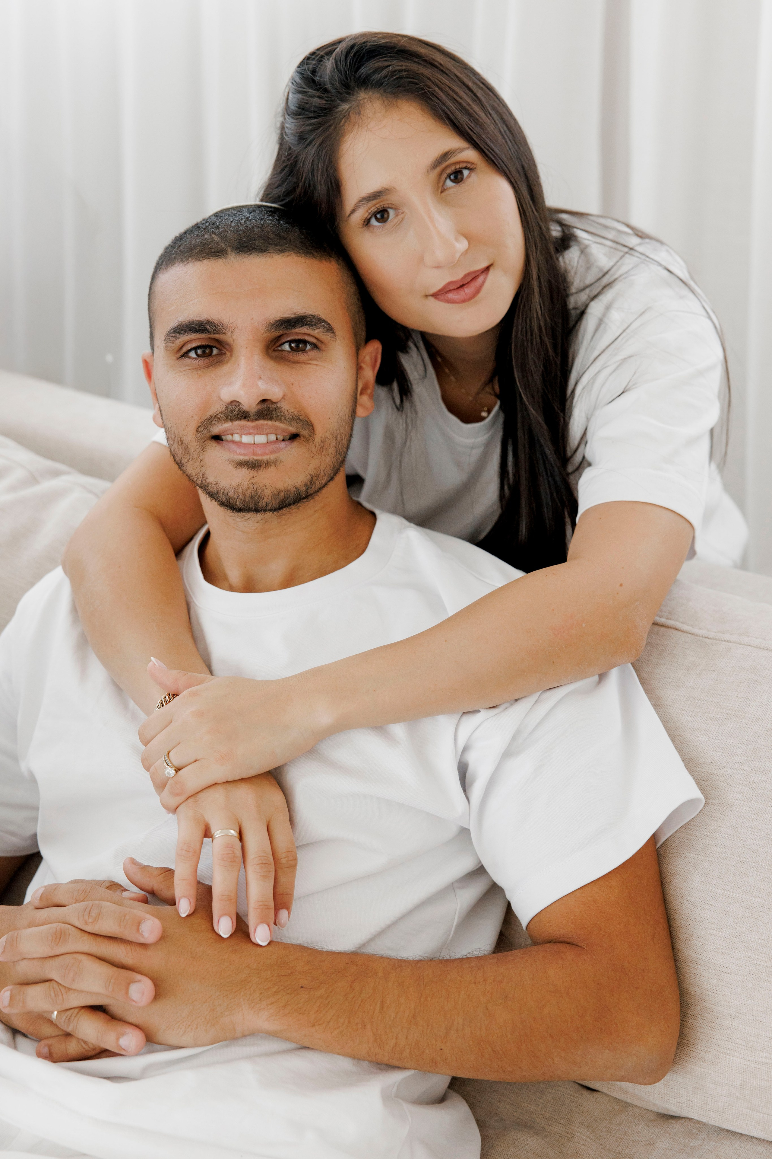 Family photoshoot inside the studio in Hadera. Wedding and family photographer