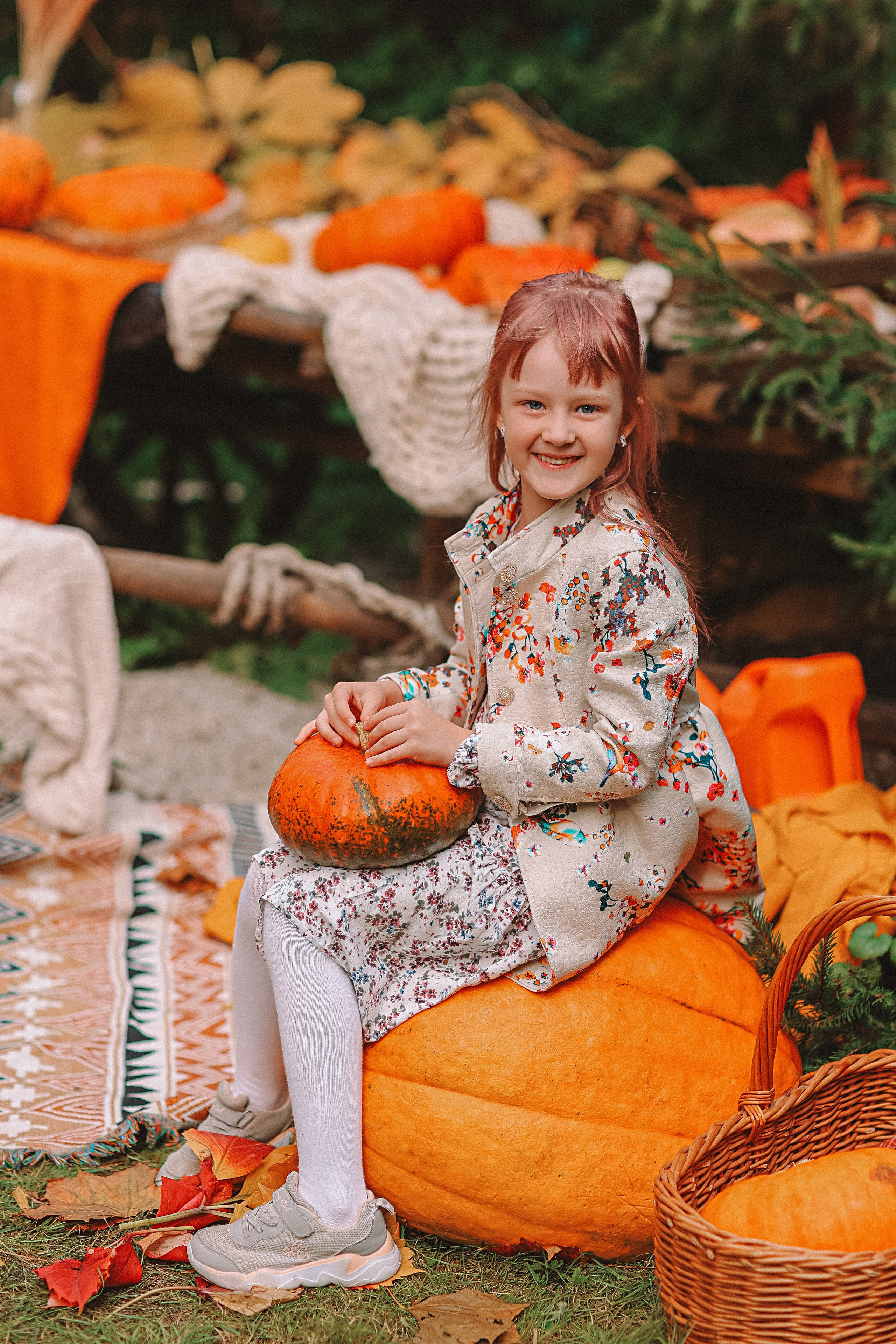 Тыквы. Семейный фотограф Тюмень, фотограф на роды Салмина Мария