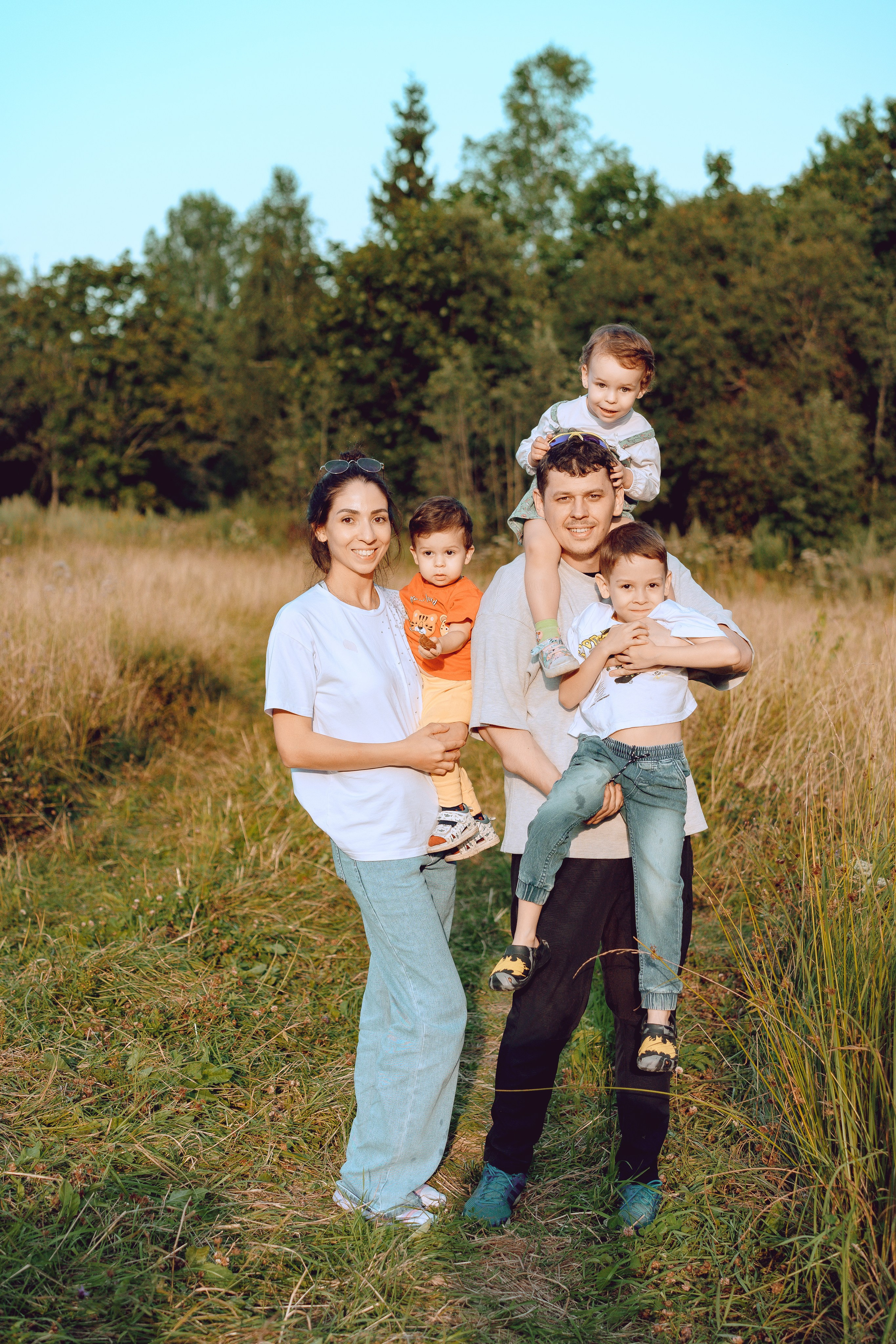 Семья Родиона и Сюзанны. Портретный и семейный фотограф в Москве/Видное