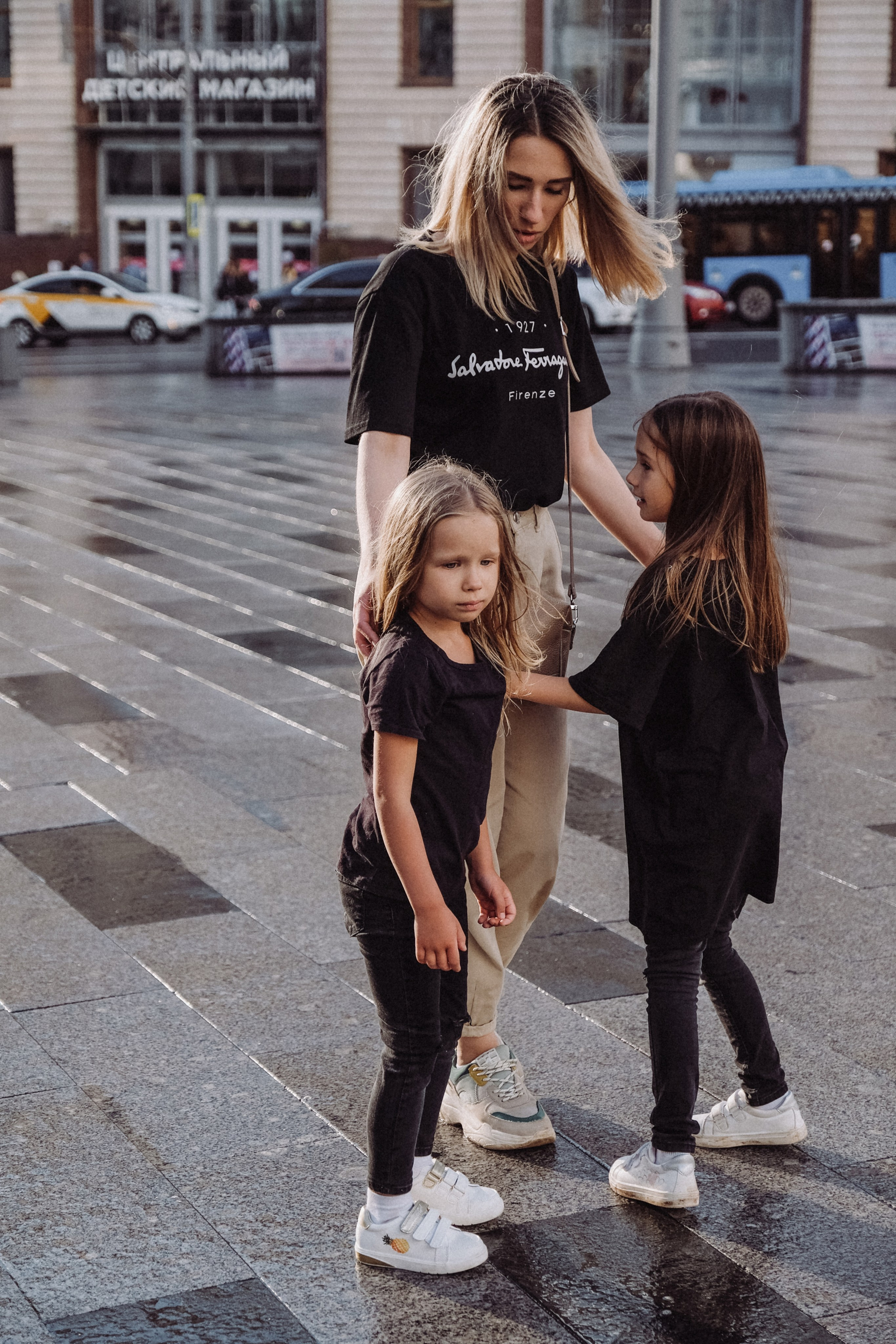 Маша, Злата и София. Семейный фотограф Москва