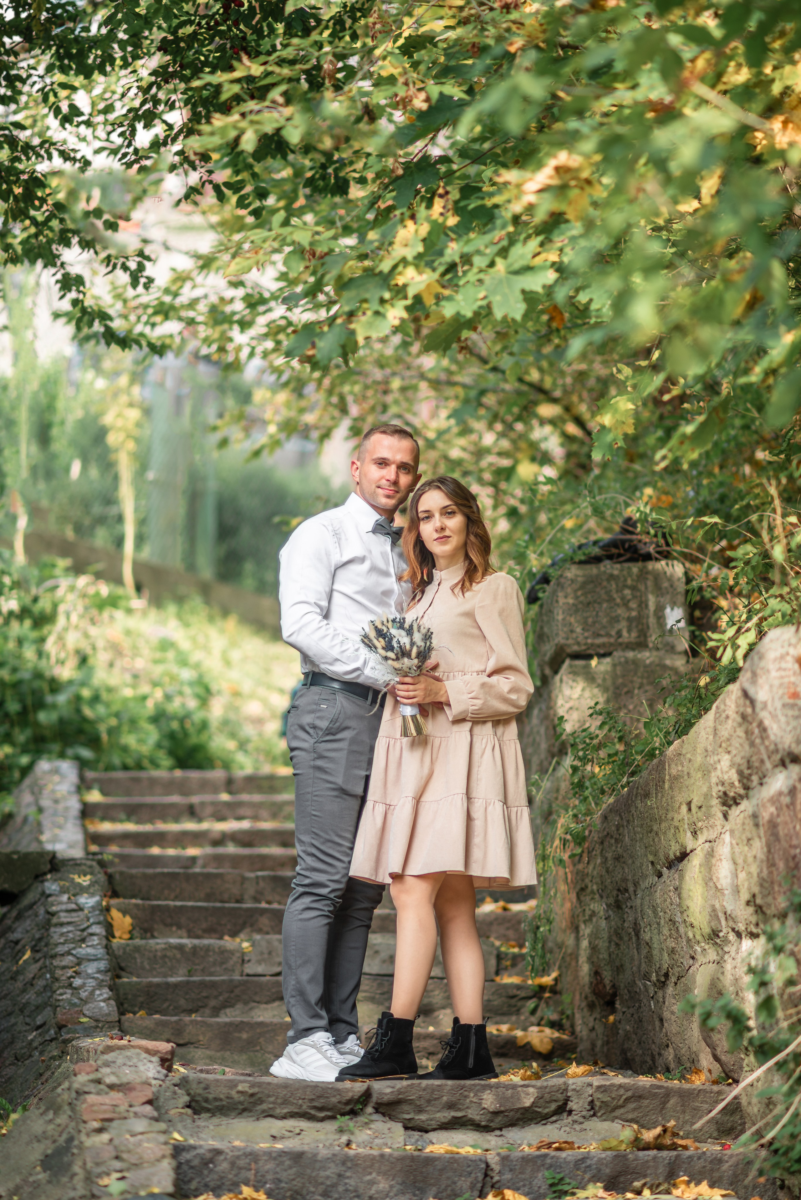 Свадебная прогулка. Екатерина и Евгений. Фотограф Марта Козел. Гродно, Беларусь