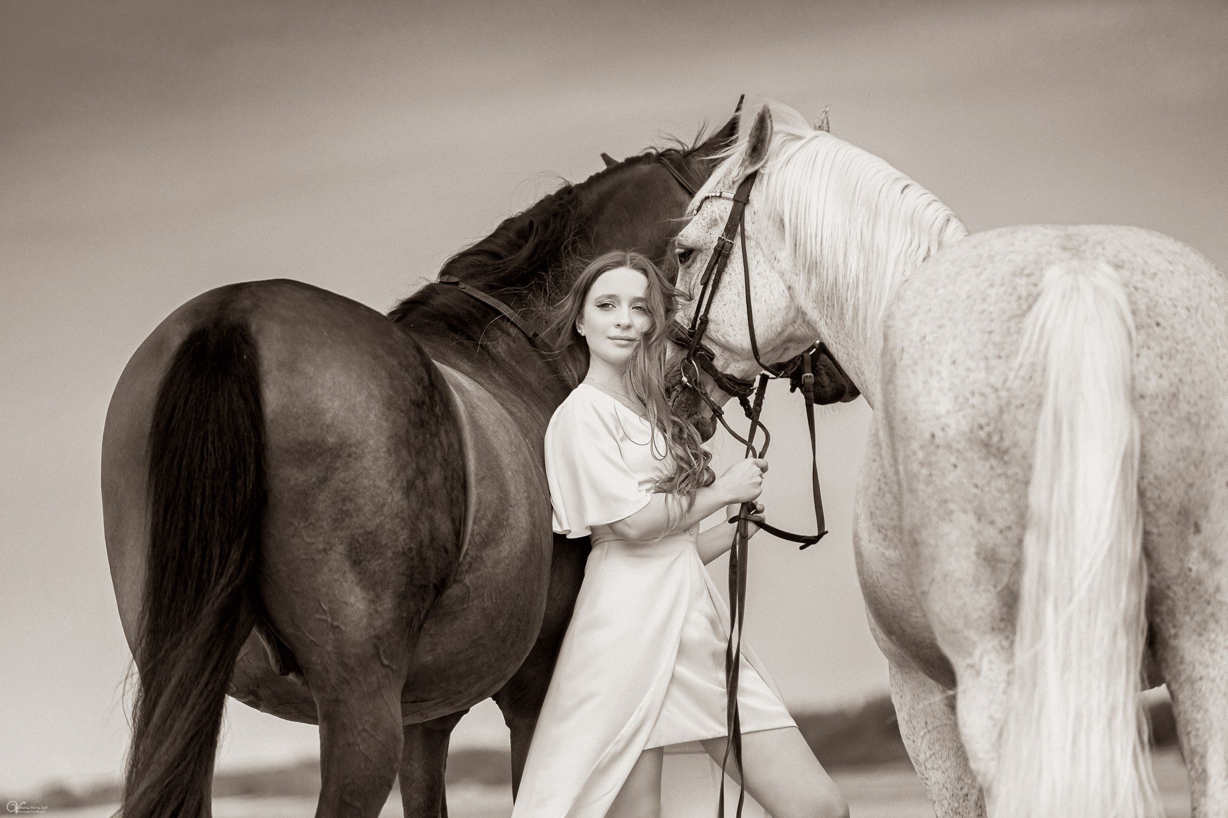 Фотосессии с лошадьми летом. Фотограф женский и мужской портрет Санкт-Петербург