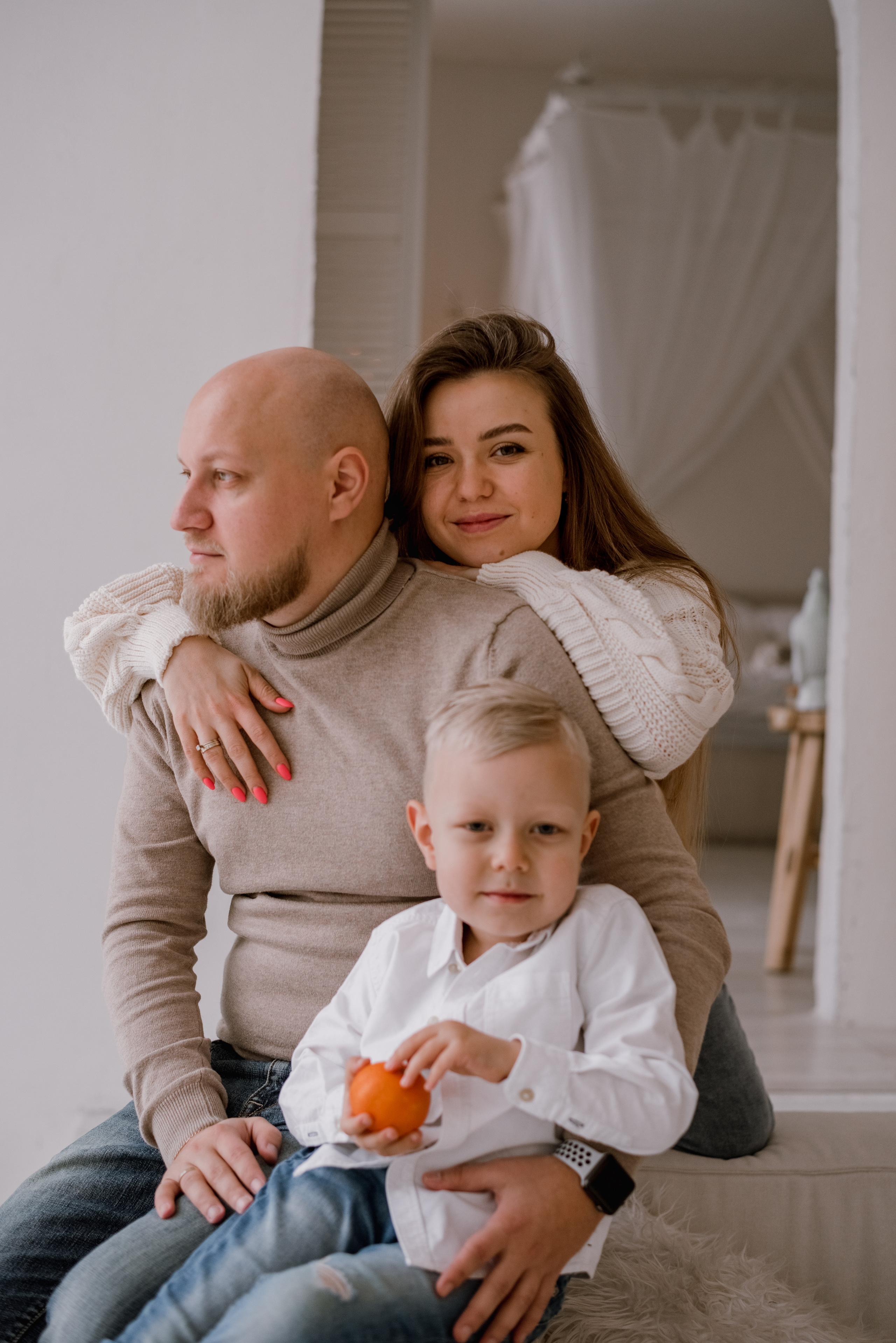 Лина, Сергей и Мишаня. Ульяна Сёмина, фотограф, Москва