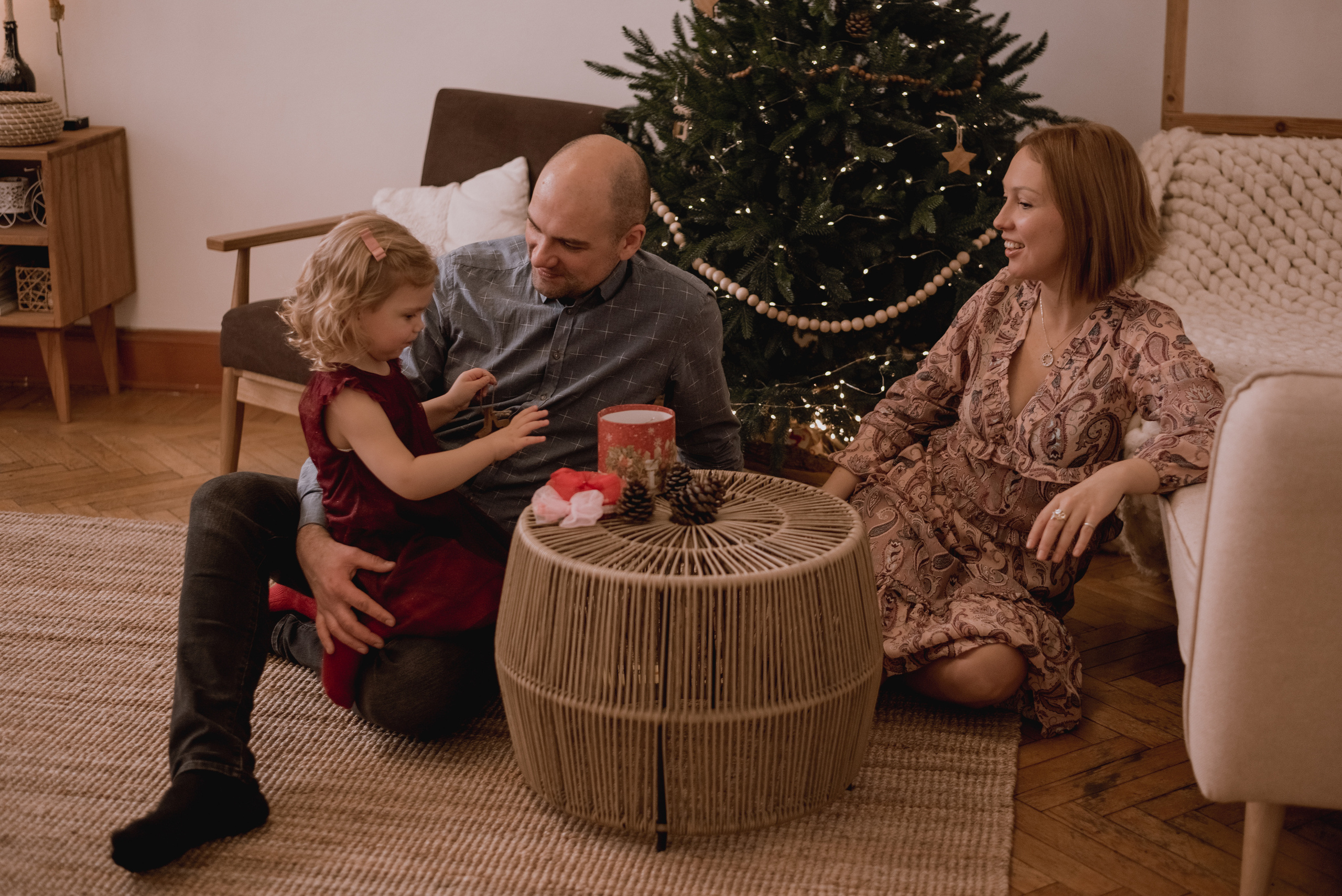 Кристиночка с мамой и папой. Ульяна Сёмина, фотограф, Москва