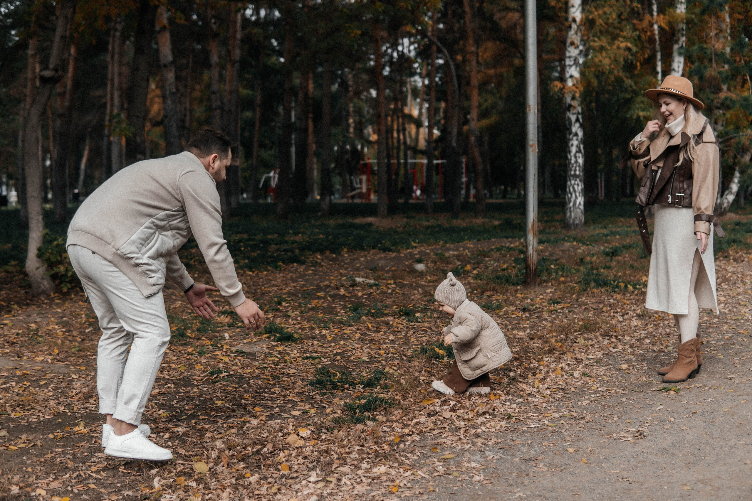 Прогулка осенью в парке. Главная страница