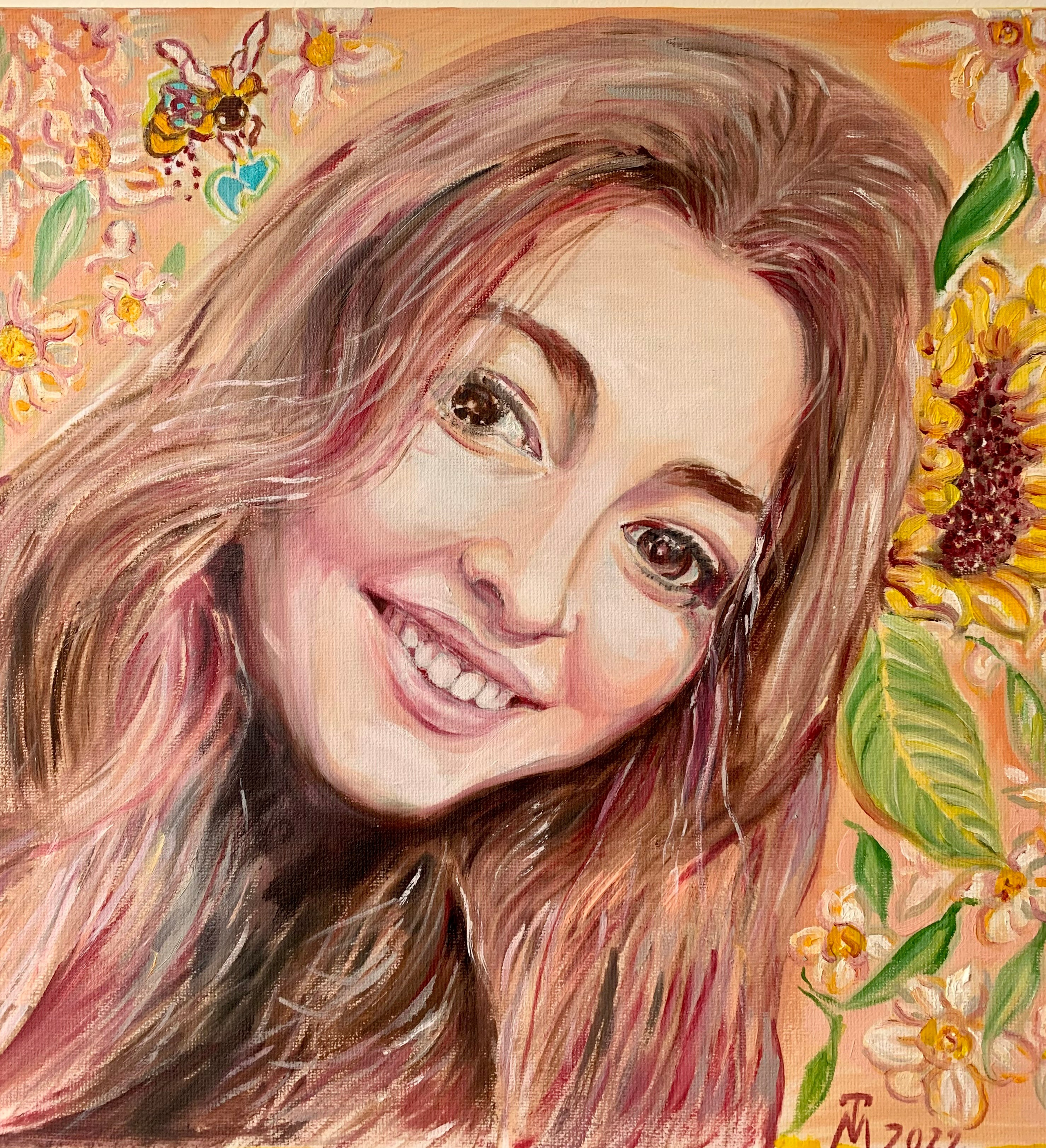 Portrait 40/40 cm Oil on canvas 2022