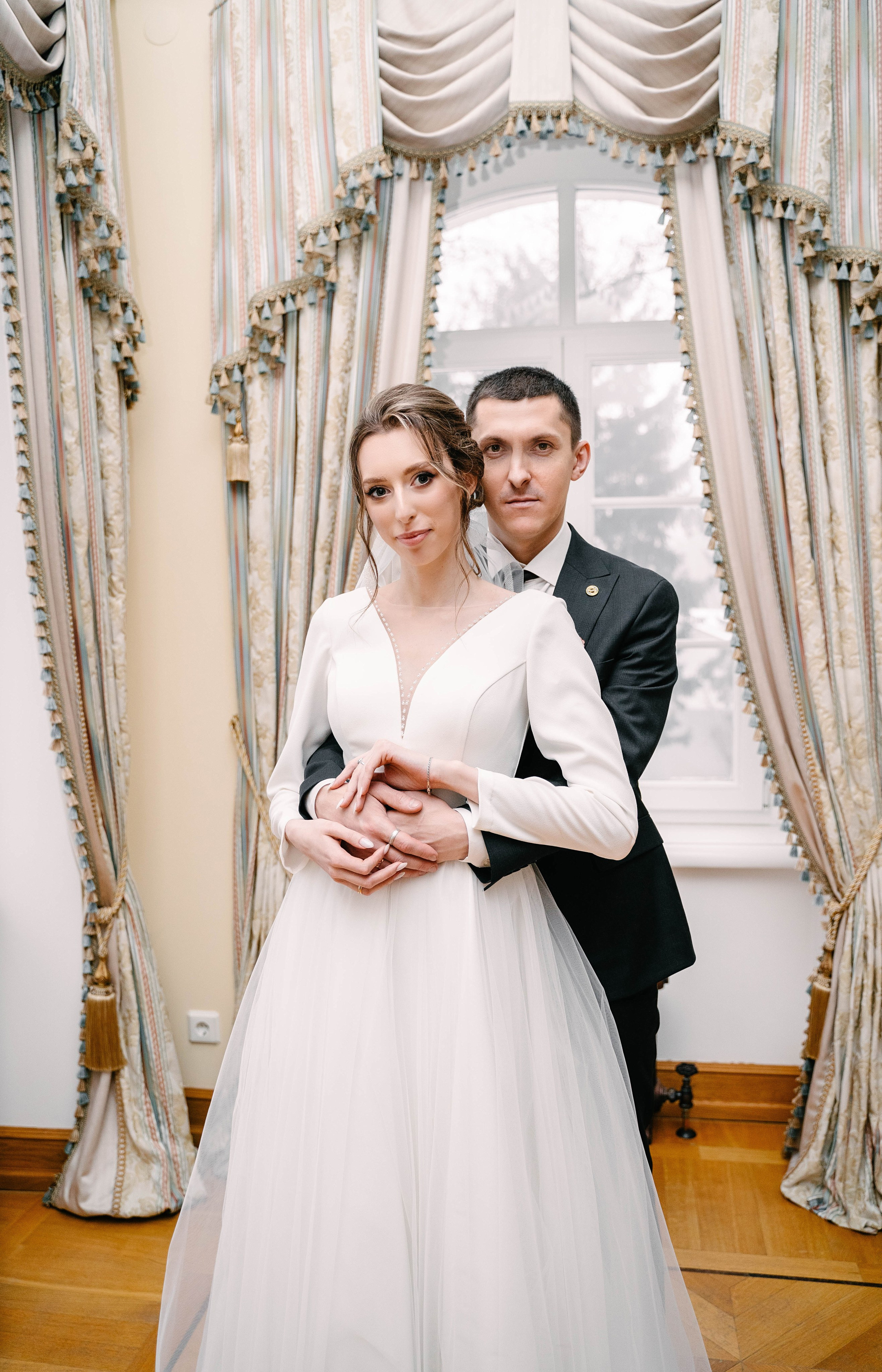 Зимняя свадебная фотосессия молодоженов. Свадебный и семейный фотограф из Воронежа|Москвы Бубнова Екатерина