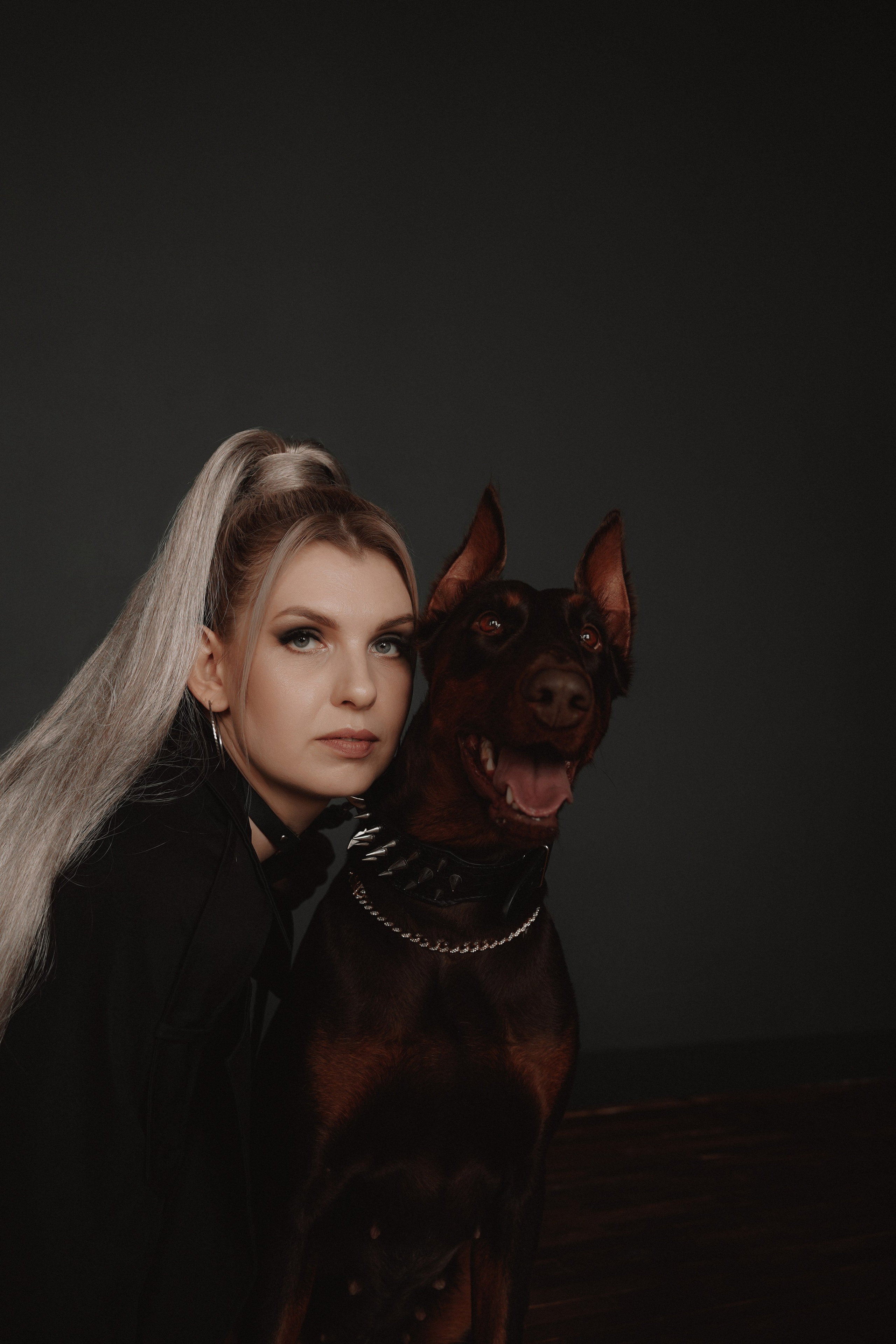 Фотосессия с собакой в Ростове-на-Дону. Женский фотограф Алёна Чёботова. Свадебный фотограф в Ростове-на-Дону. Таинство Крещения и Венчания, семейные фотосессии. Алёна Чёботова